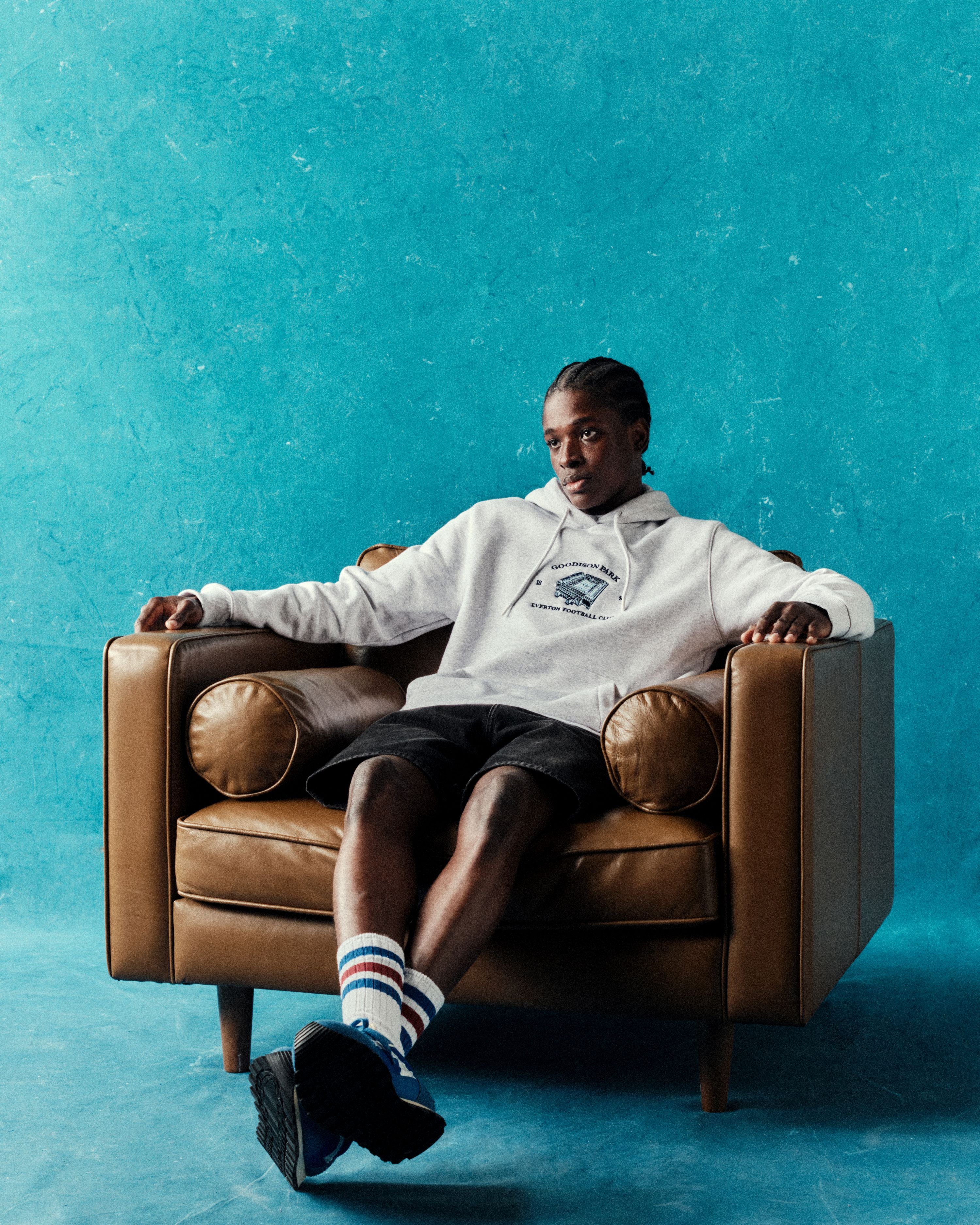 AOF x Everton Goodison Park Embroidered Hoodie | Art of Football