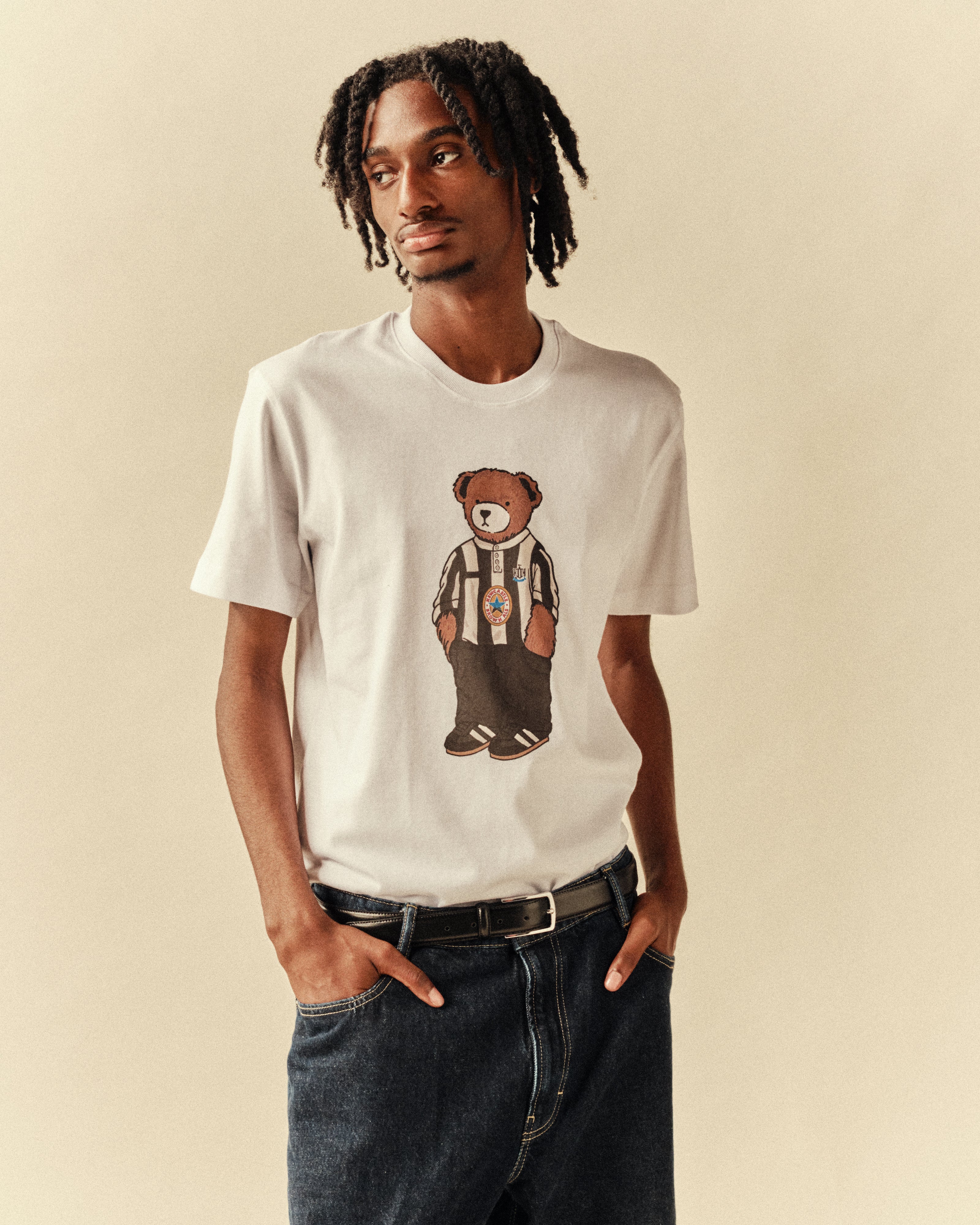 ART OF Toon Home Pickles Tee | NUFC White Graphic Football T-shirt