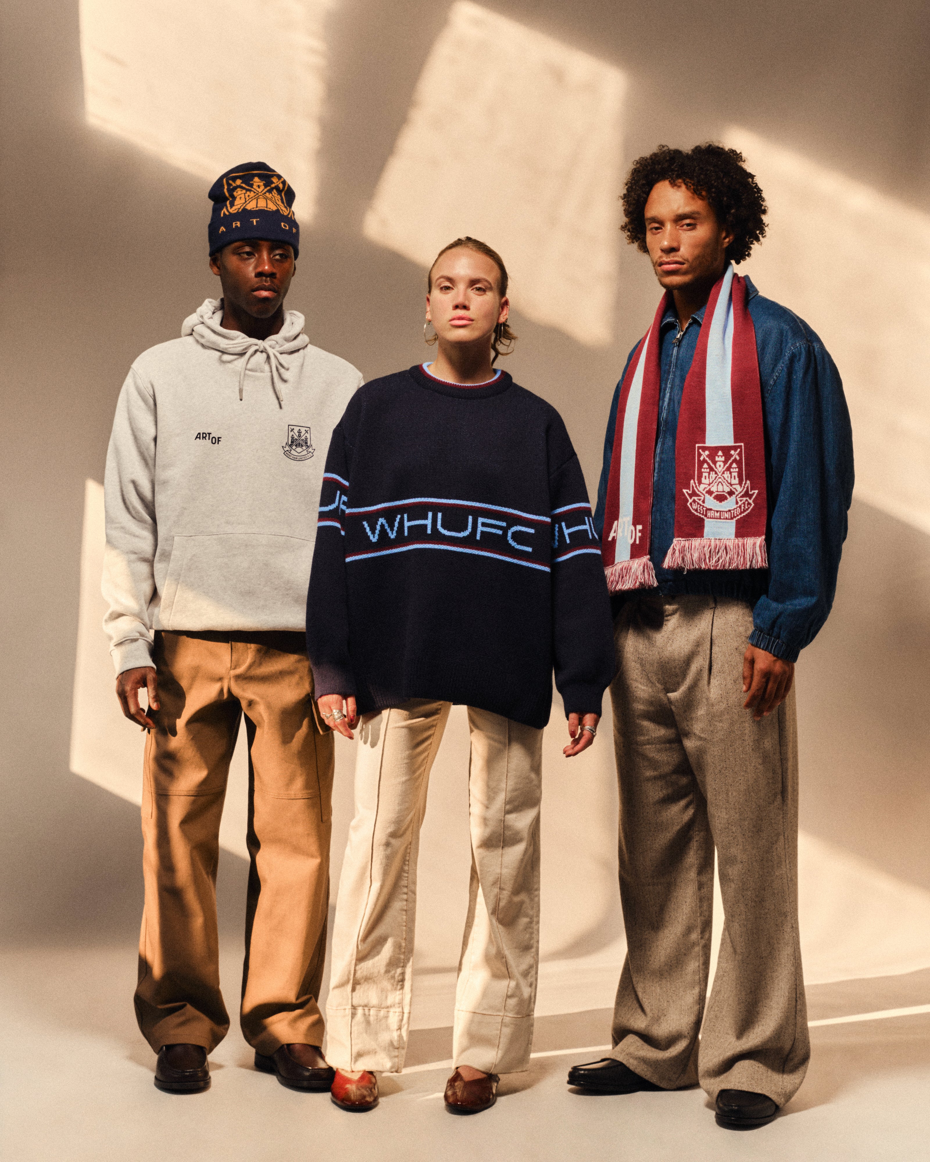 ART OF x West Ham Heritage Scarf | Knitted Football Accessories