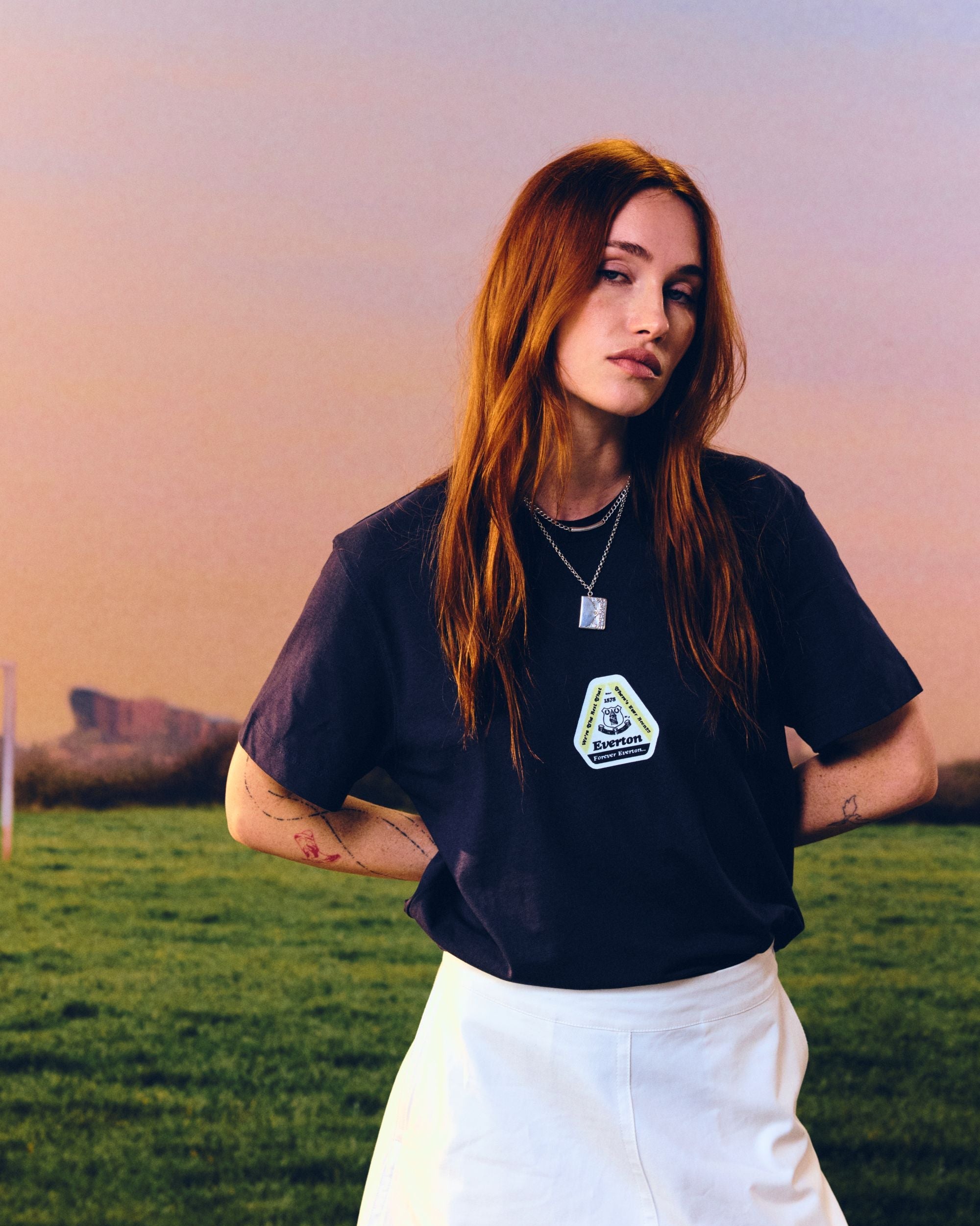 ART OF Everton 00s Graphic Tee | EFC Navy Football T-shirt