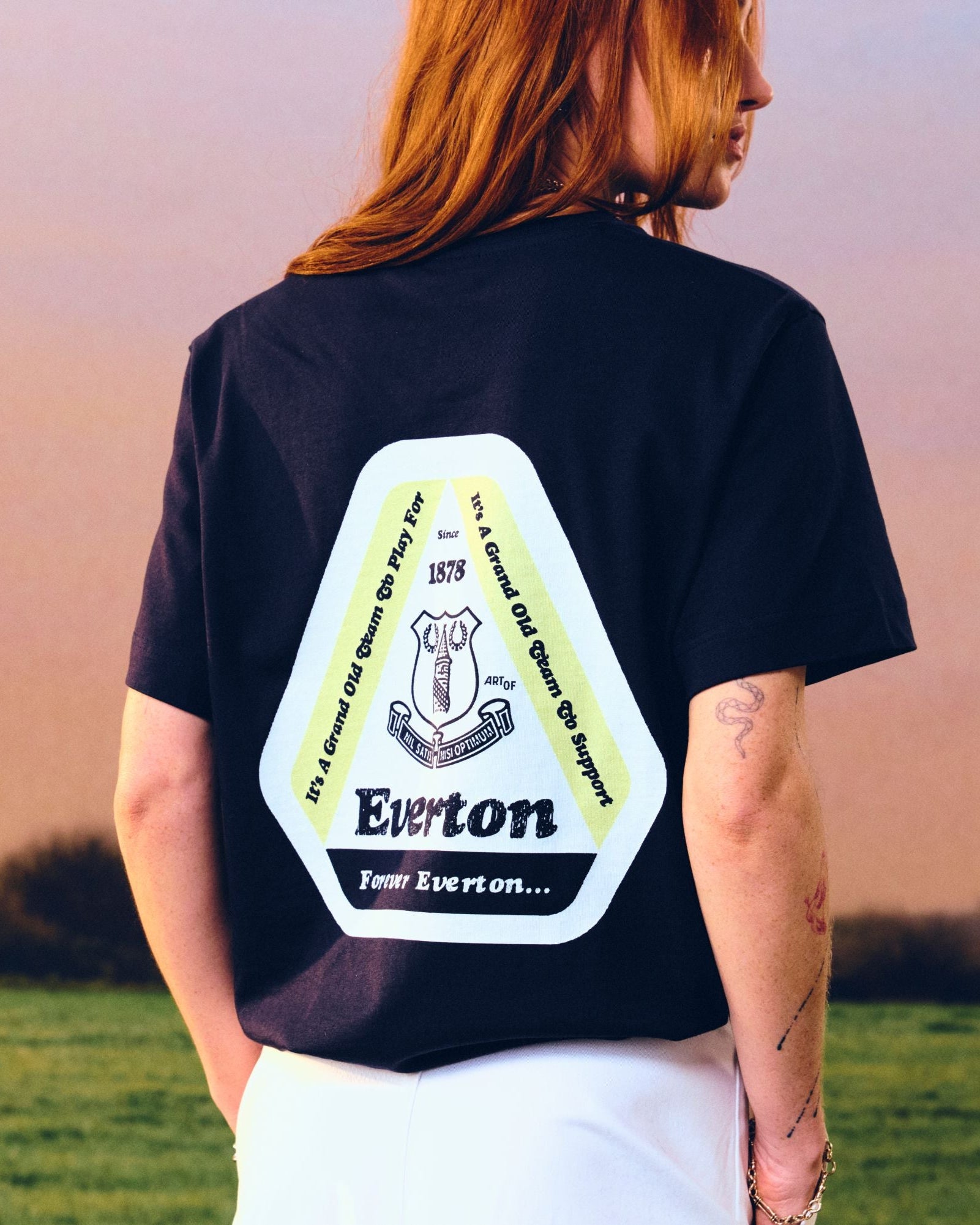 ART OF Everton 00s Graphic Tee | EFC Navy Football T-shirt