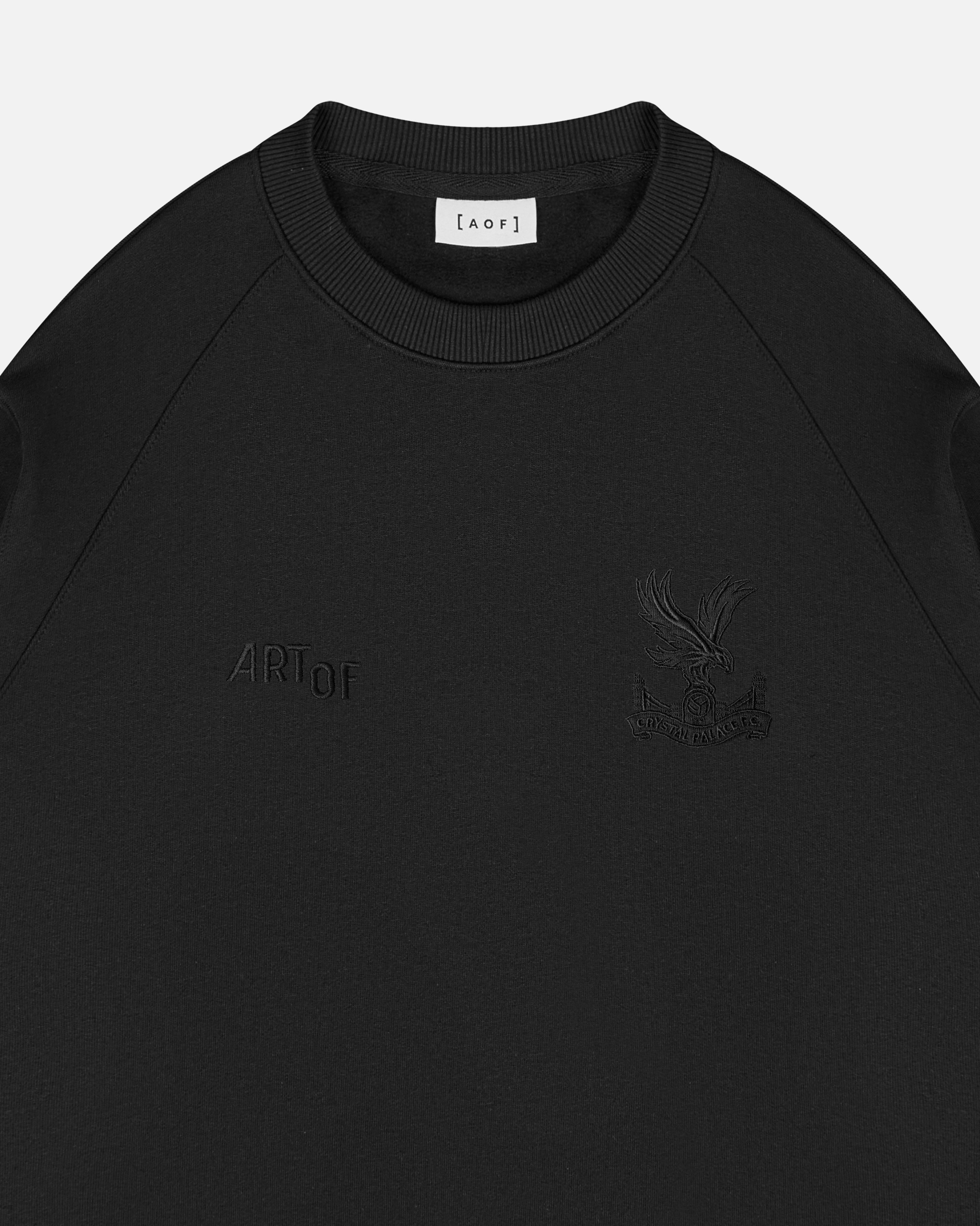 ART OF Football x Crystal Palace Blackout Raglan Sweat | AOF x CPFC