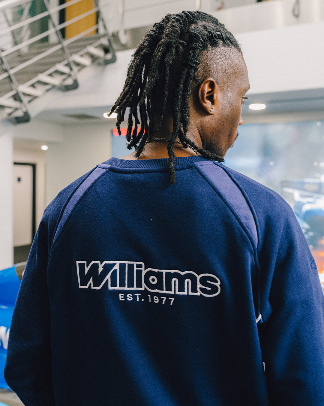 ART OF x Williams Panelled Sweat | Embroidered Car Racing Jumper