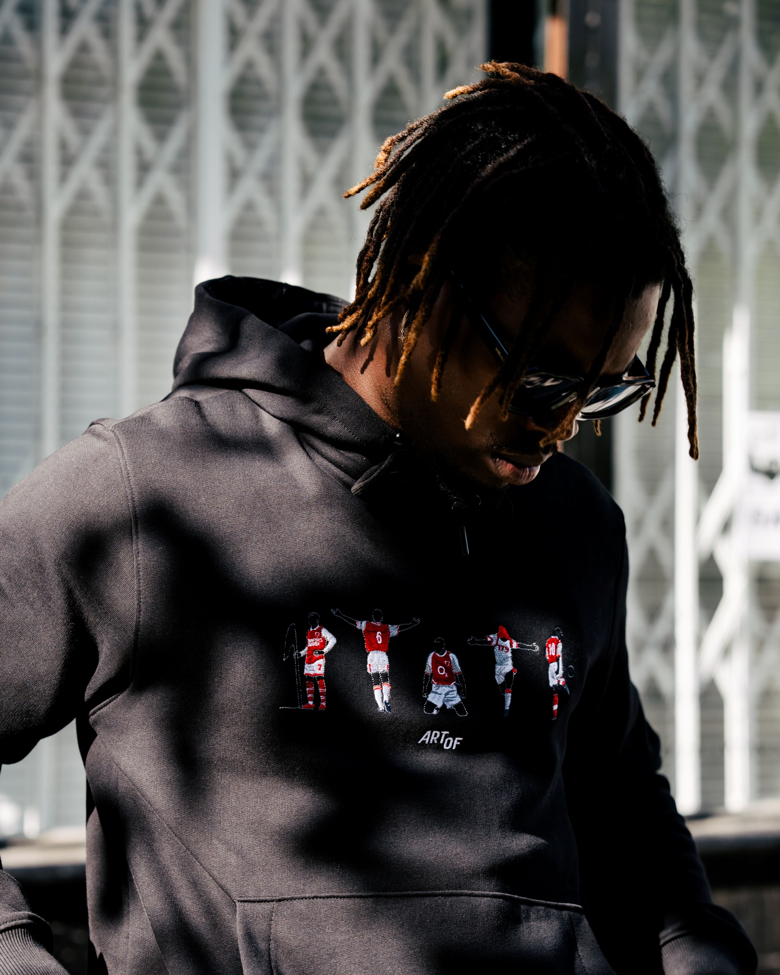 ART OF AFC Embroidered Icons Black Hoodie | Shop Football