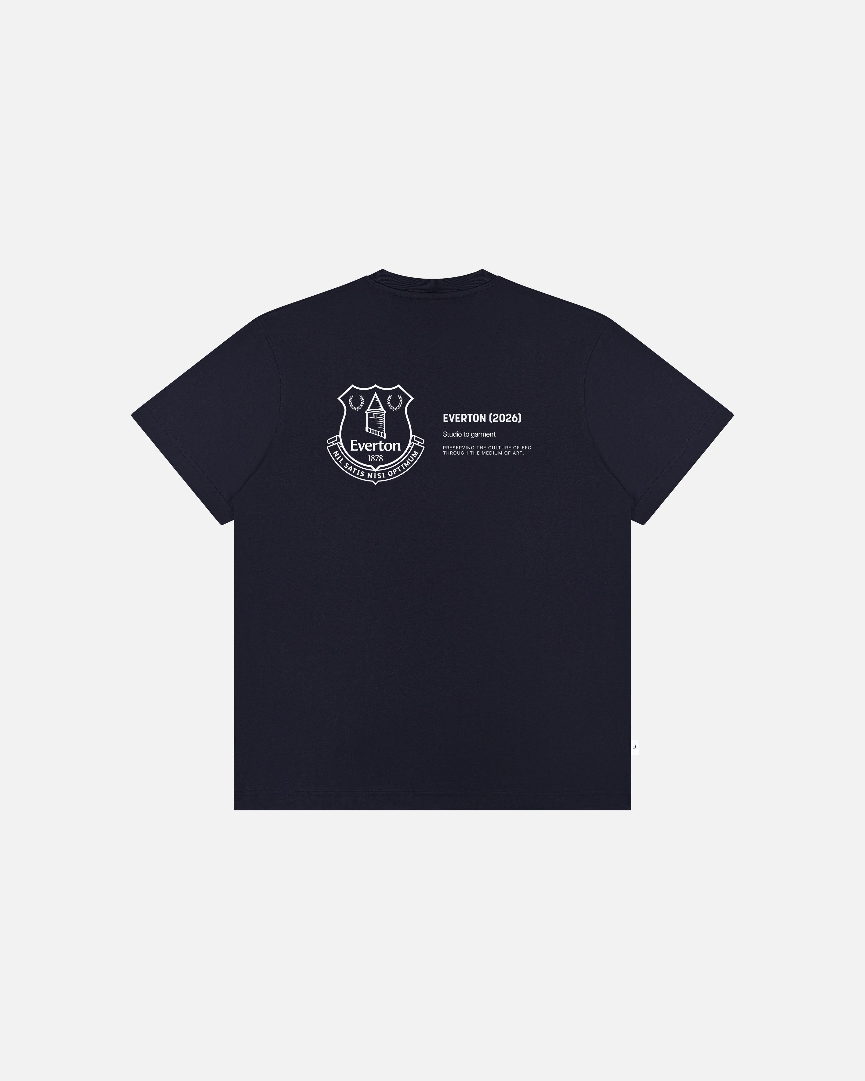 ART OF x Everton Gallery Tee | Navy Graphic Football T-shirt