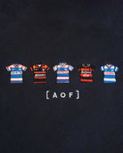 AOF QPR Embroidered Classics Hoodie | Navy Sweat | Art of Football