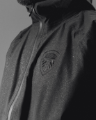 AOF Leeds United Shell Jacket | Black Coat | Art of Football