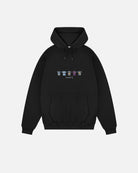 AOF Toon Embroidered Classics | Black Hoodie | Art of Football