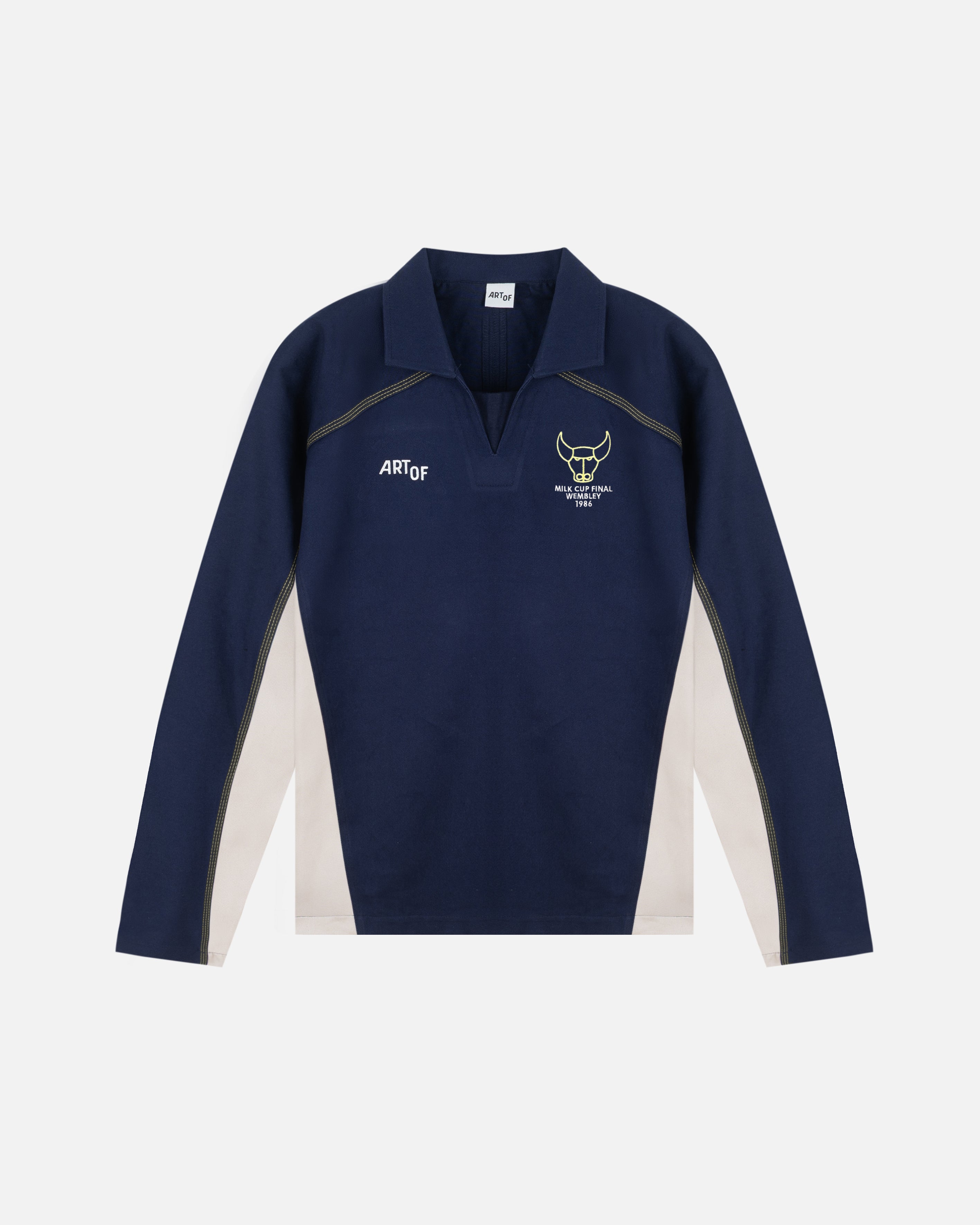 ART OF x Oxford Drill Top | Long Sleeved Embroidered Football Merch