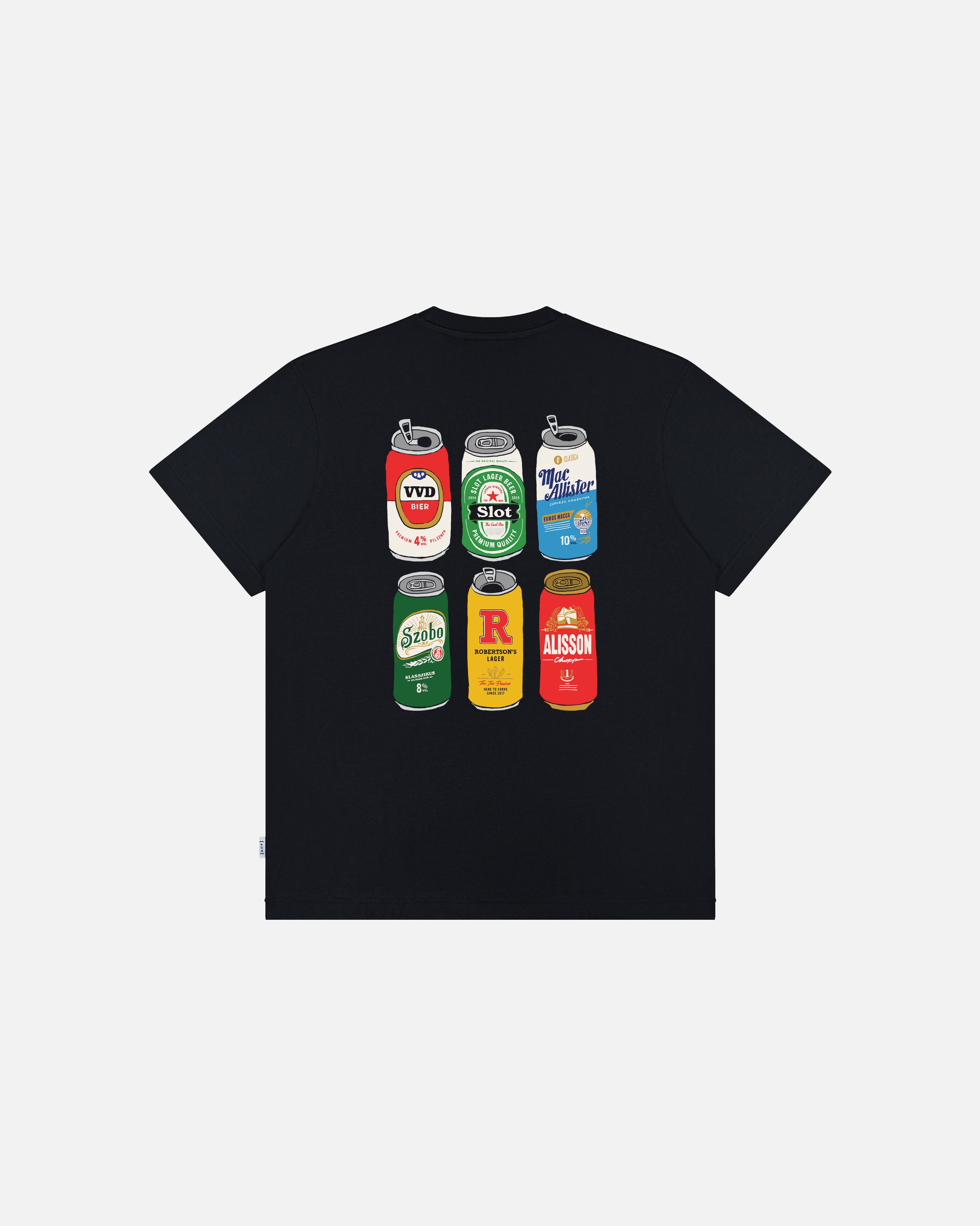 AOF LFC Champions Cans Tee | Black Graphic T-shirt | Art of Football