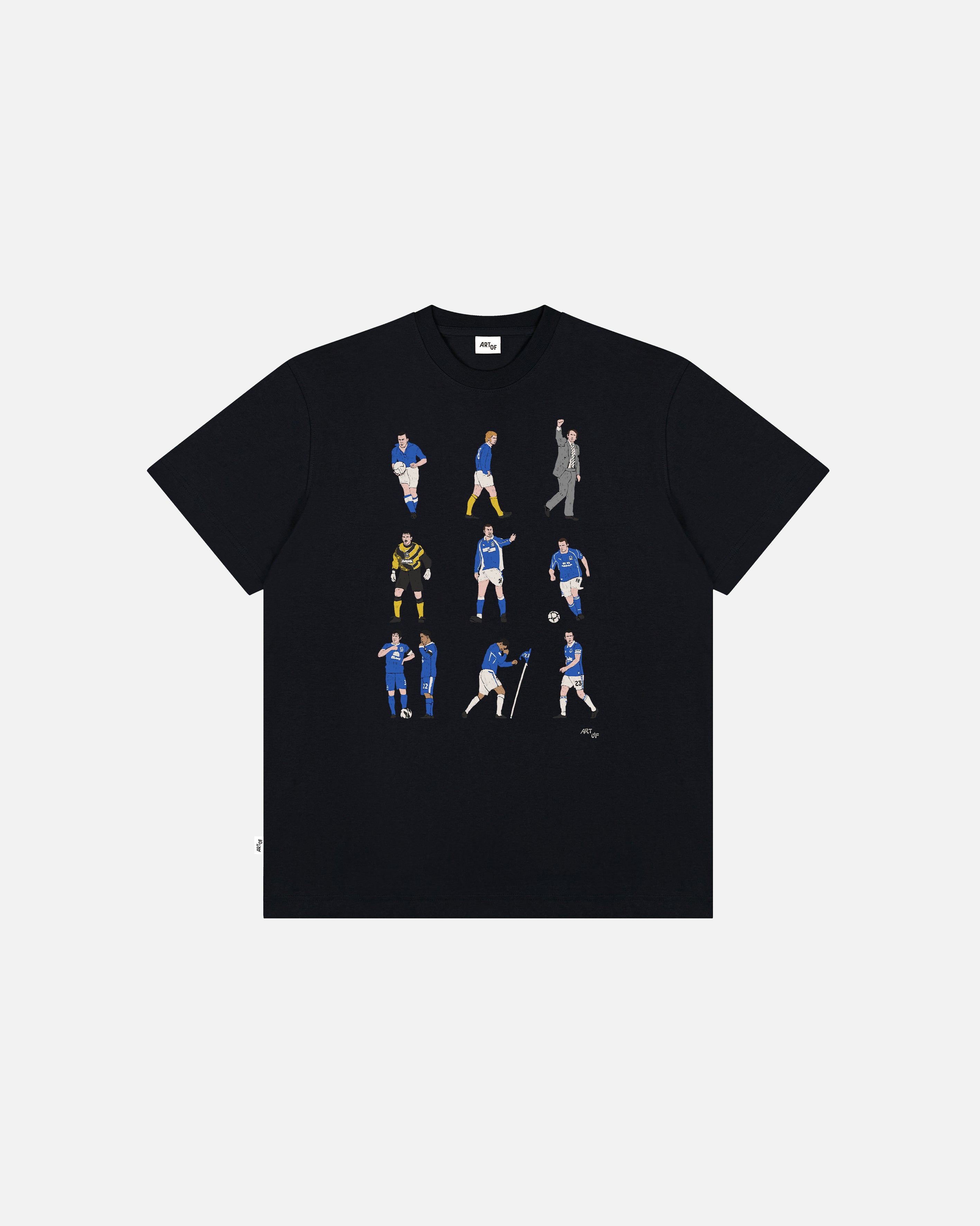 ART OF x Everton Generations Tee | Black Graphic Football T-shirt