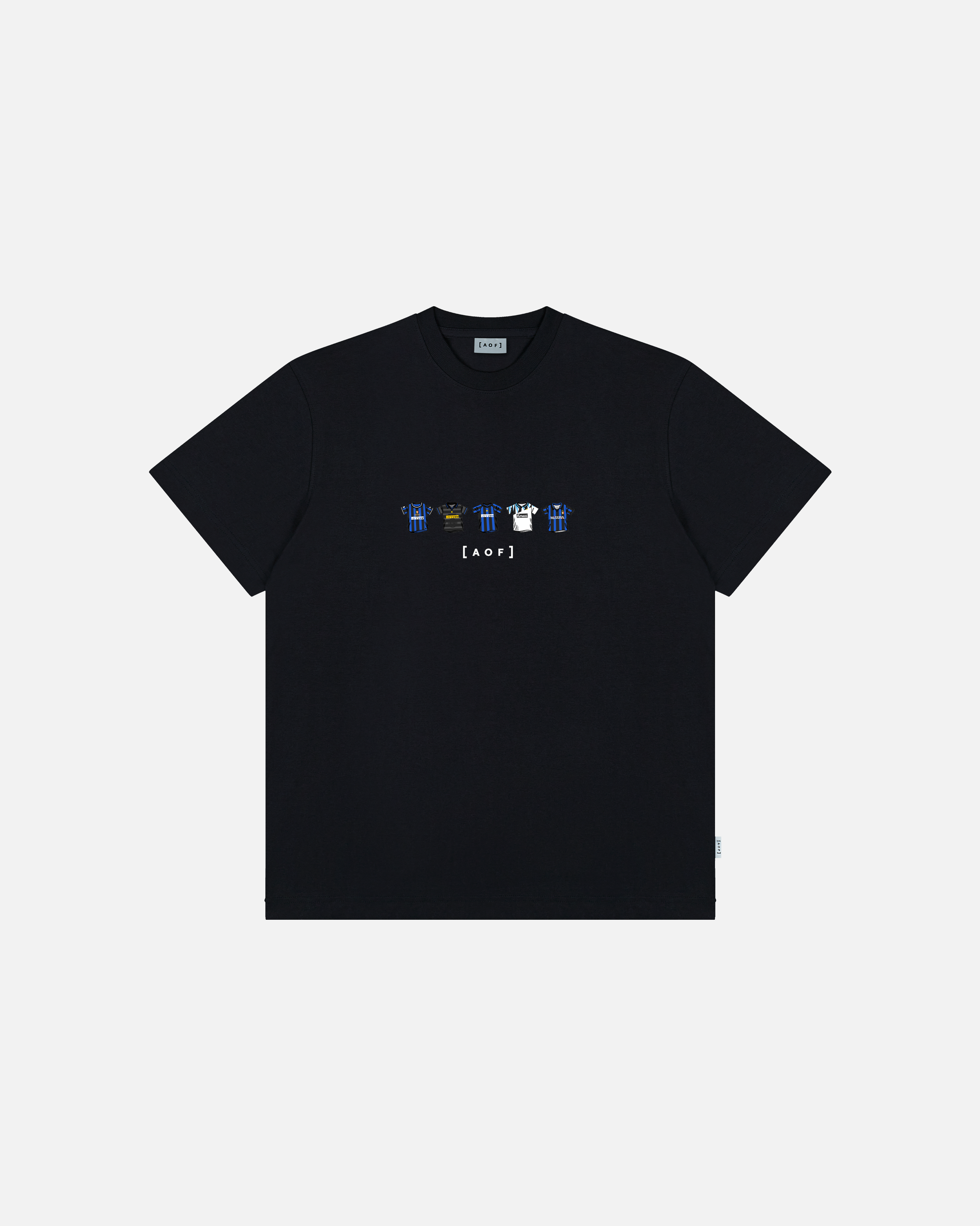 AOF Inter Milan Printed Classics Tee | Black & White Graphic T-shirt
