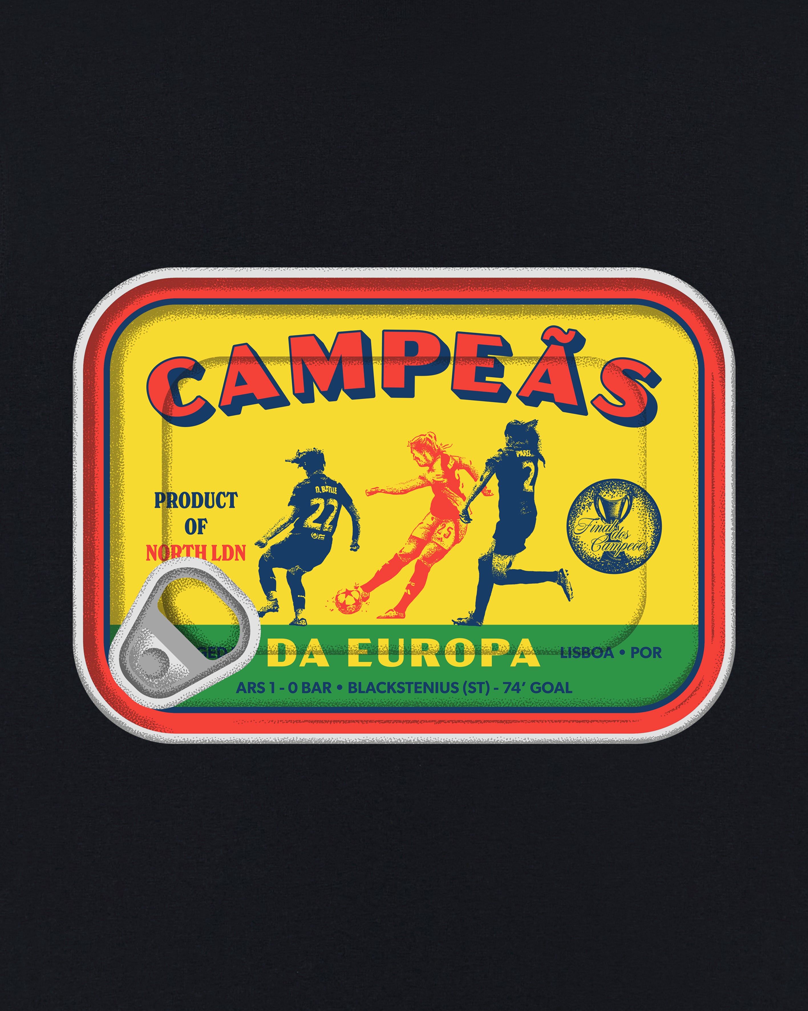 ART OF Football x AFC Women's Campeãs Da Europa | AOF T-shirt