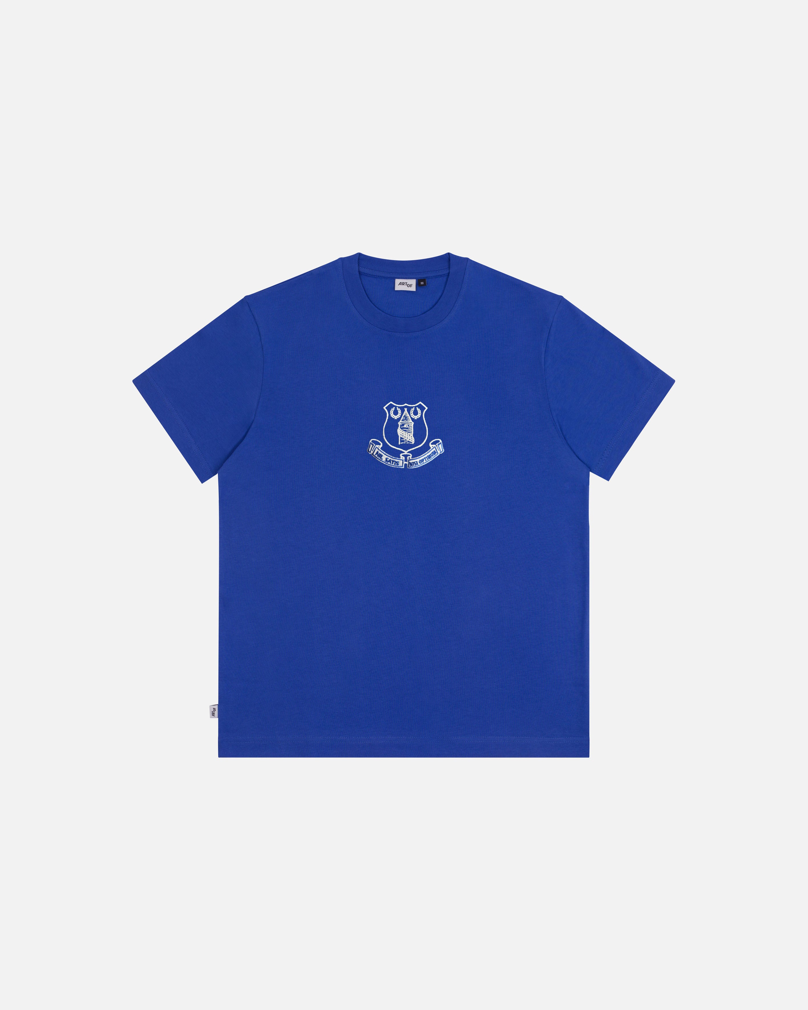 ART OF x Everton Embroidered Blue Tee | Football T-shirt