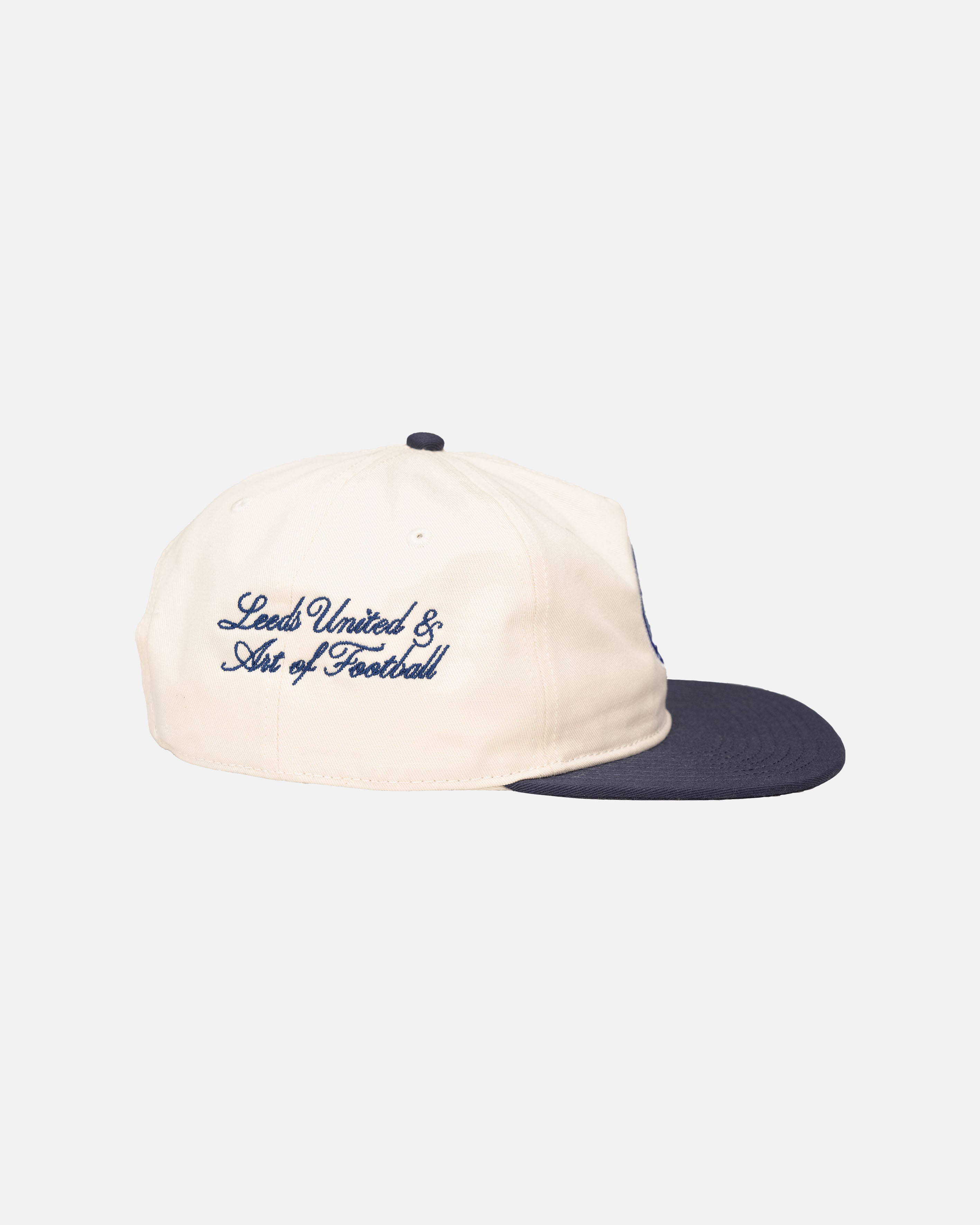 AOF x Leeds Two Tone Cap | White & Navy | AOF