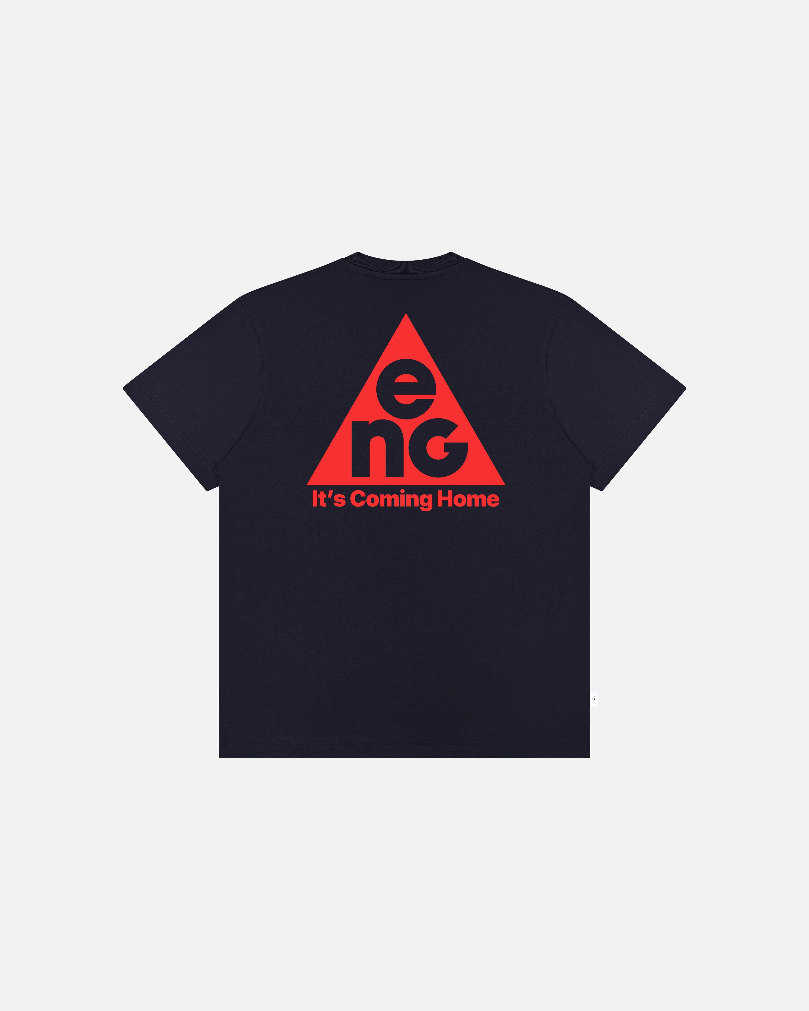 ART OF ENG All Conditions Navy Tee | England Graphic Football T-shirt