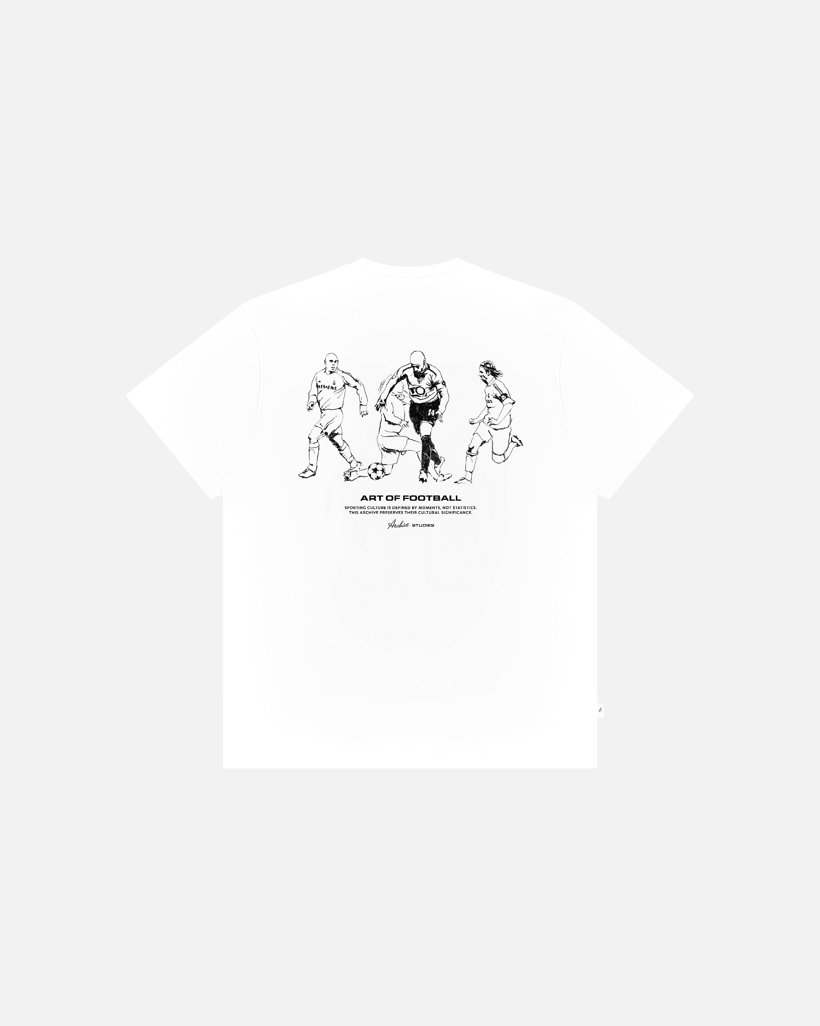 ART OF AFC Archive Studies Tee | White Graphic Football T-shirt