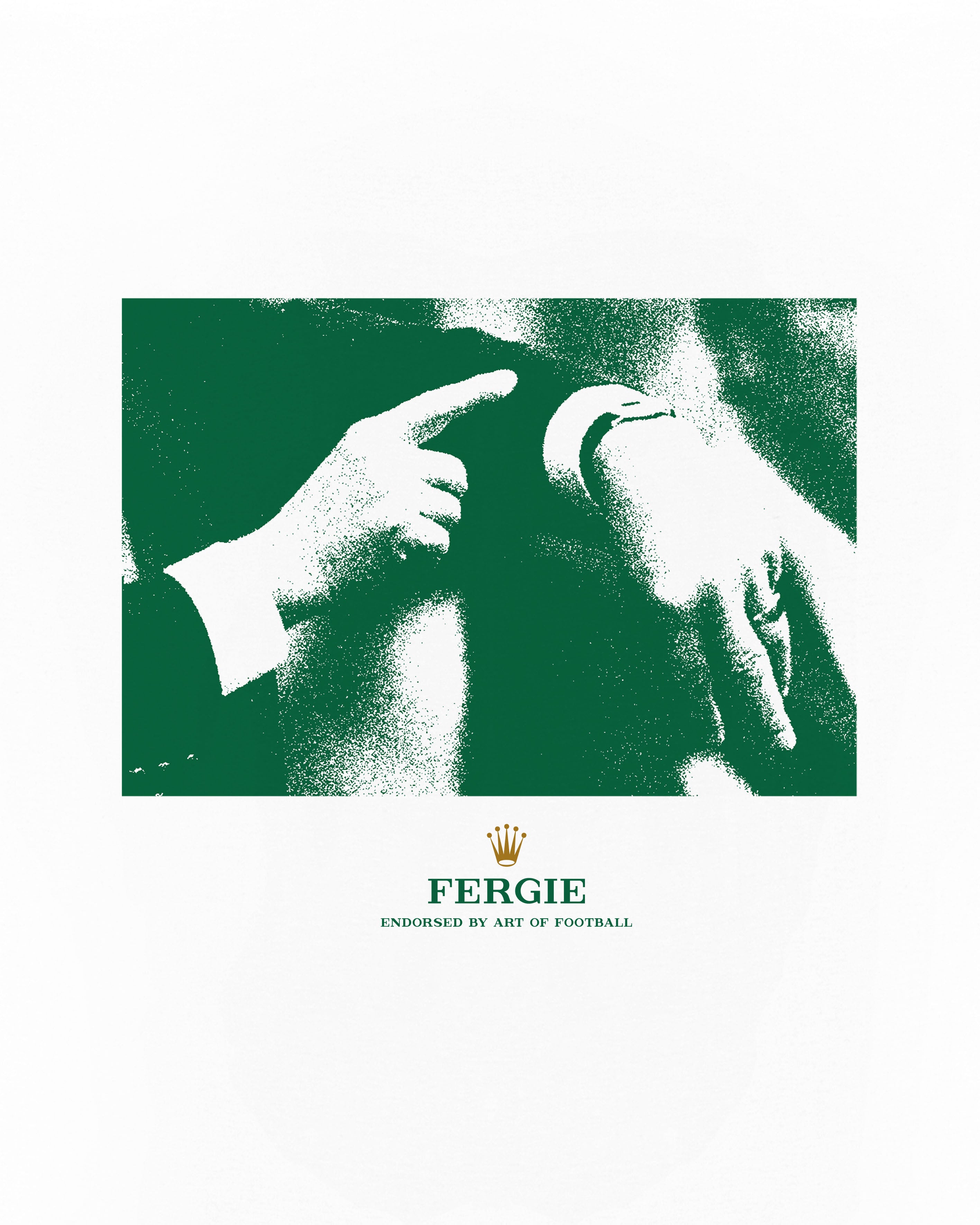 ART OF Football United Fergie Time Tee | AOF MUFC White T-shirt