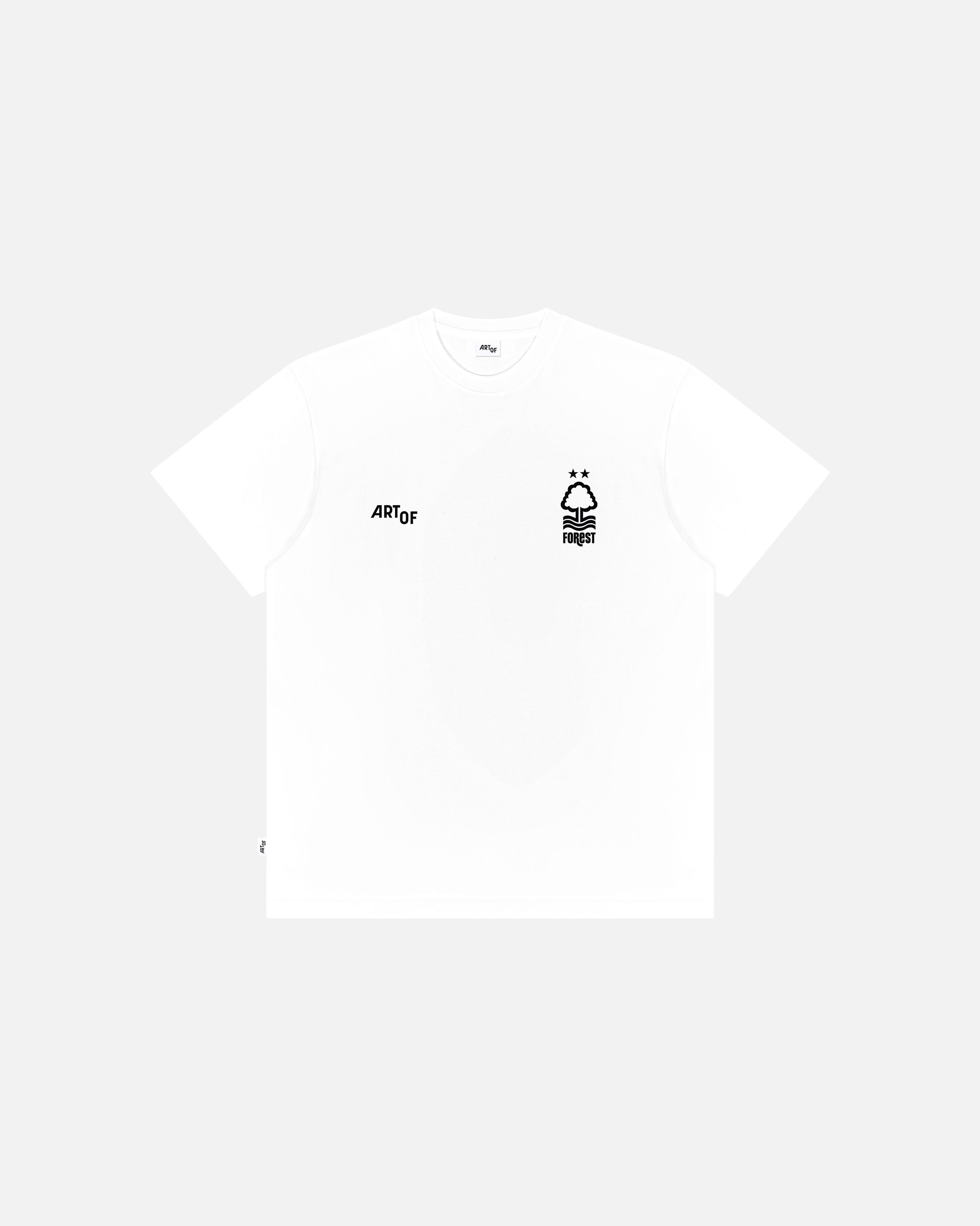 ART OF x Forest Heritage Tee | NFFC White Graphic Football T-shirt
