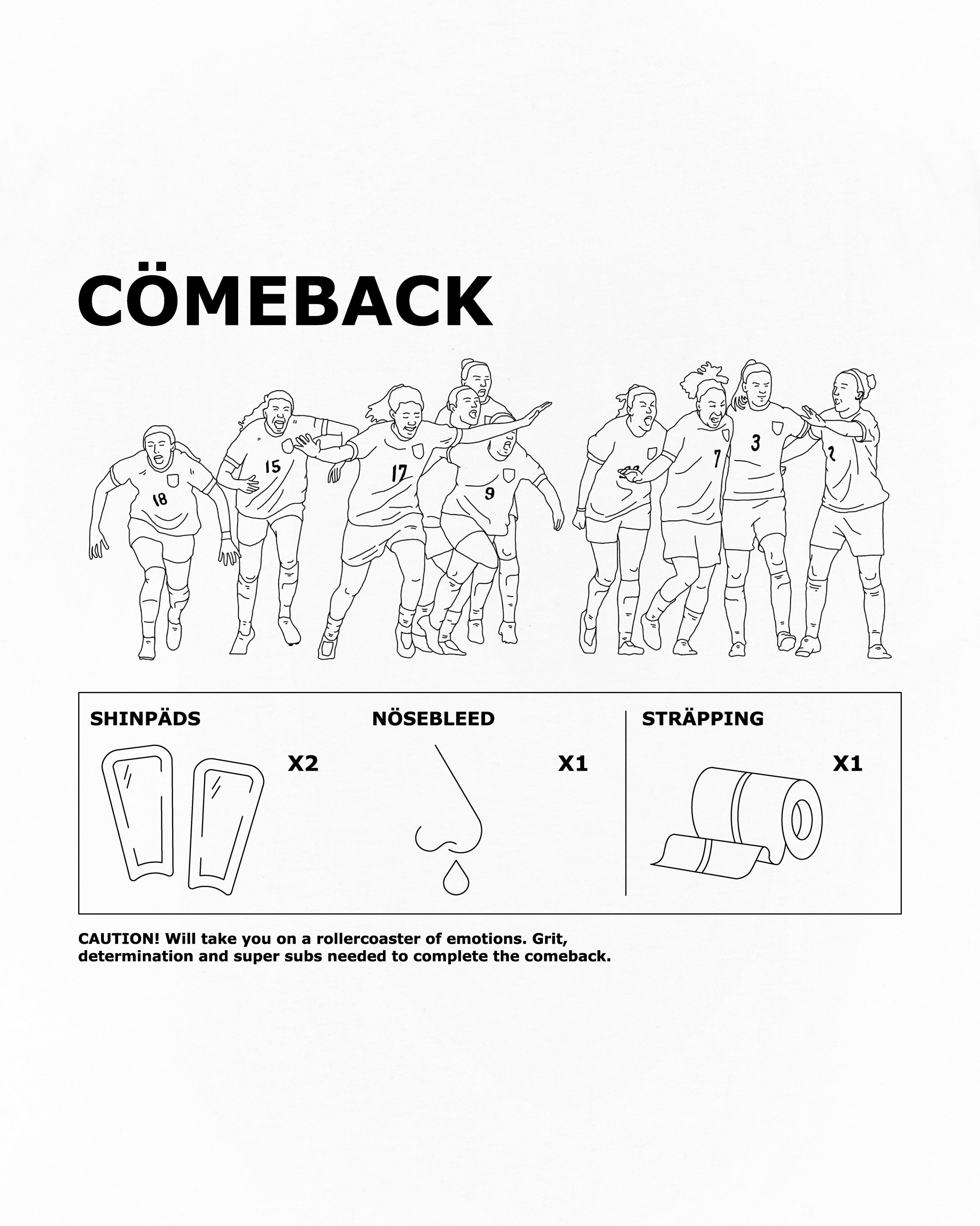 ART OF Football The Cömeback Tee | AOF White Graphic T-shirt