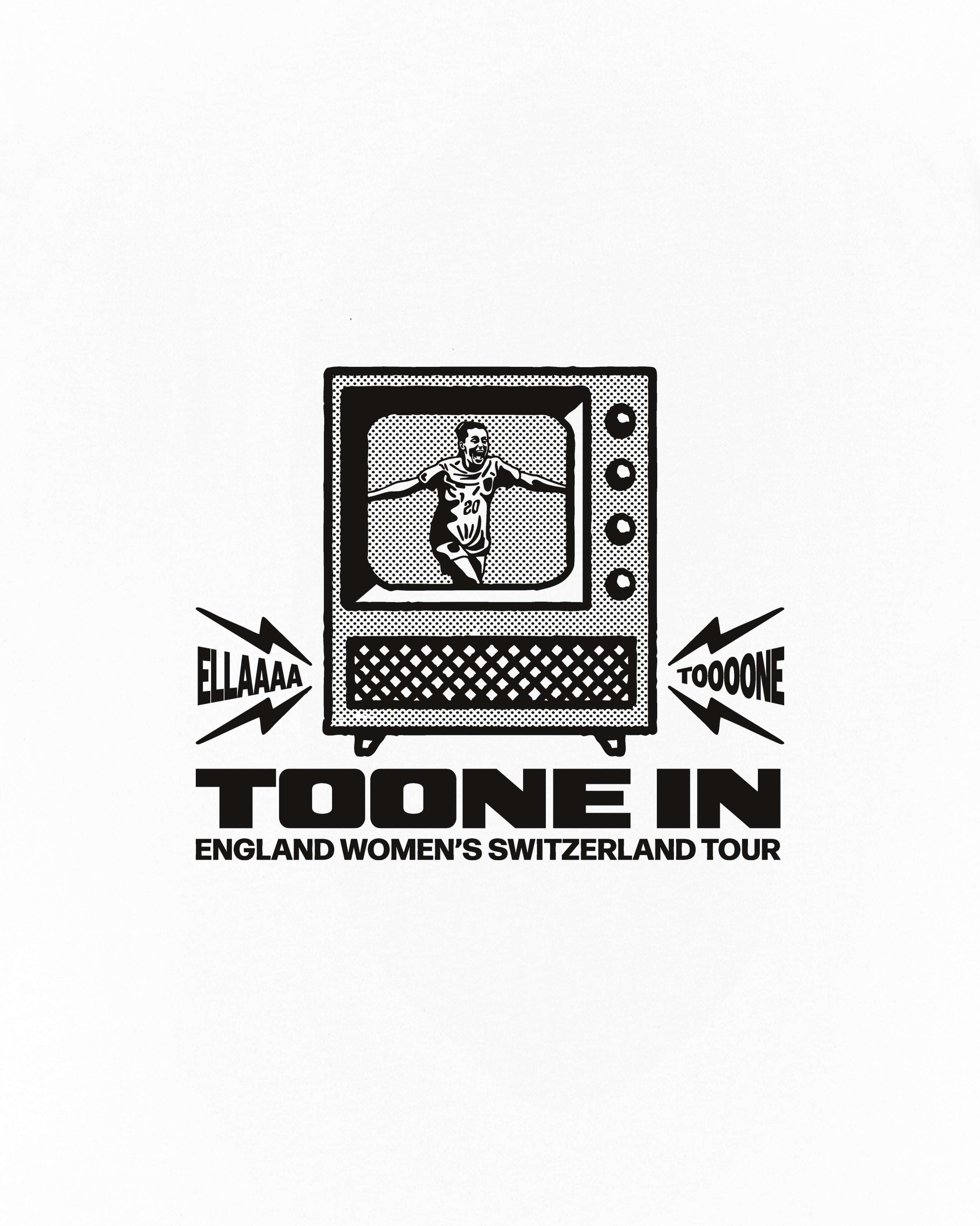 AOF Toone In Tee | White Graphic T-shirt | Art of Football