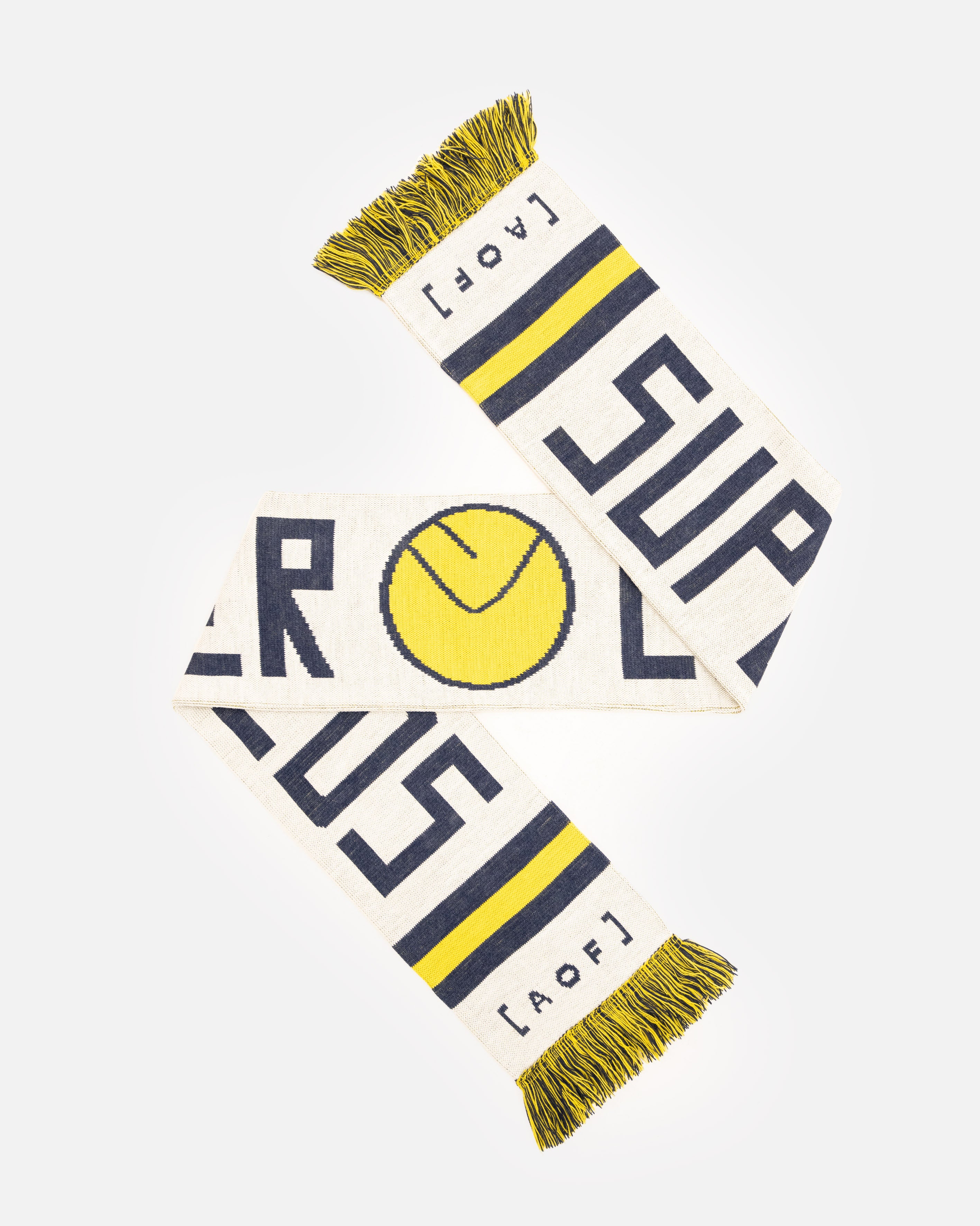 AOF Super Leeds Scarf | Accessories | Art of Football