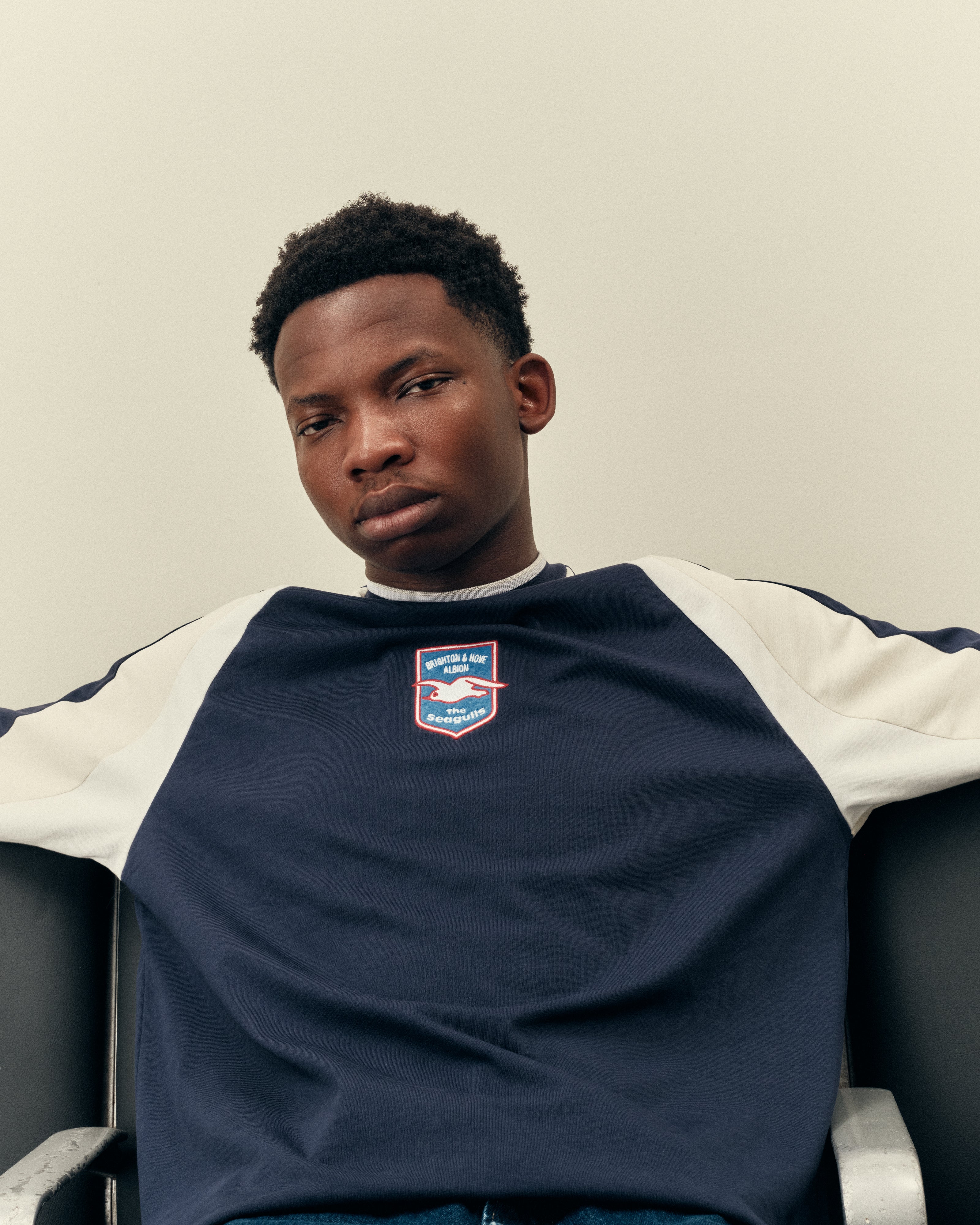 ART OF x Brighton 90s Oversized Heavyweight Tee | Football T-shirt