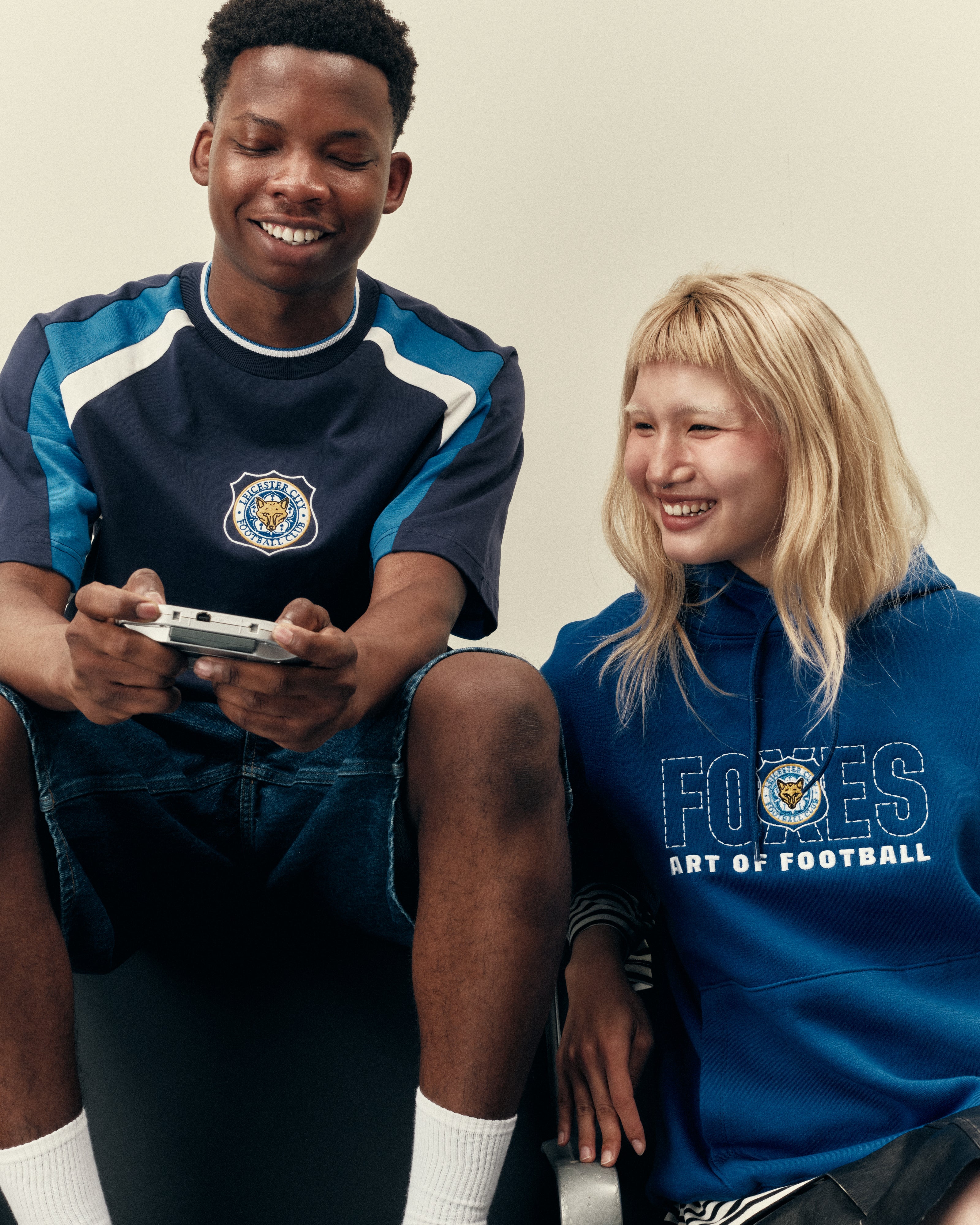 ART OF x Leicester 90s Oversized Panelled T-shirt | AOF LCFC