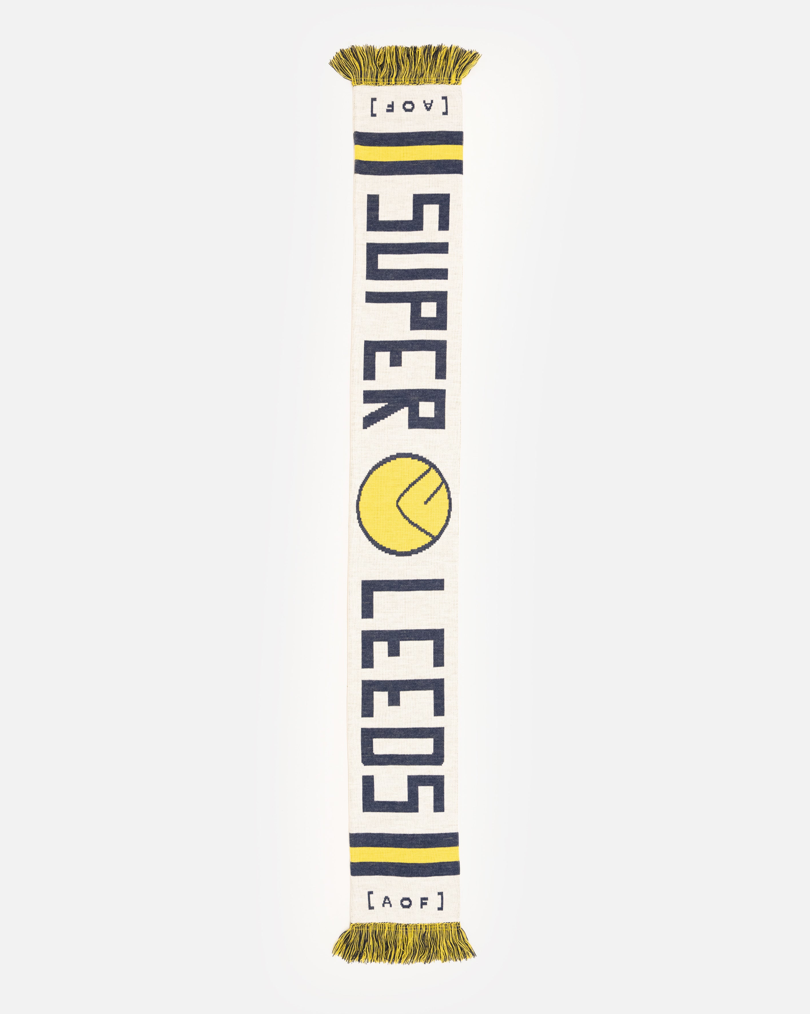 AOF Super Leeds Scarf | Accessories | Art of Football