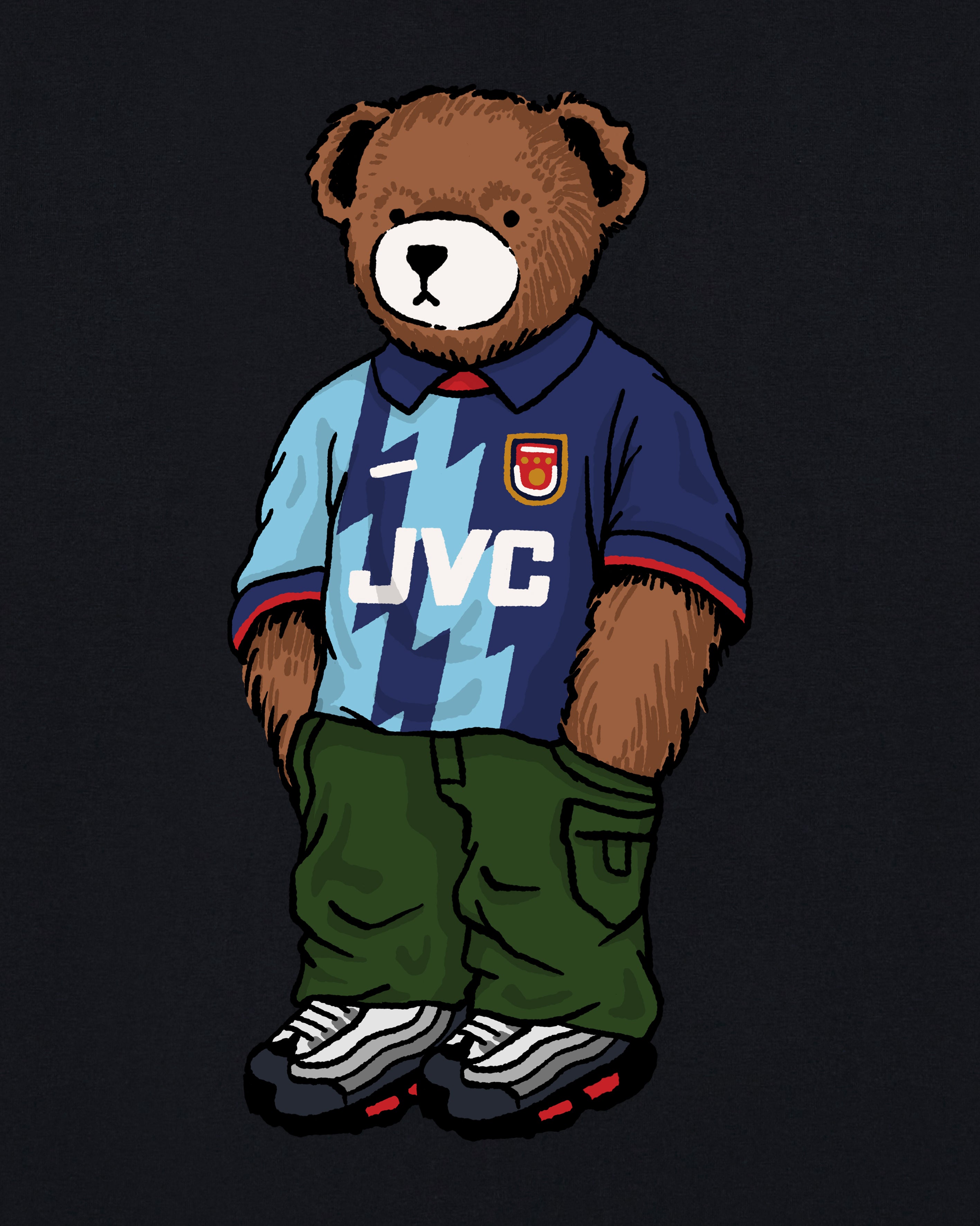 AOF x AFC Away Pickles Tee | Black & White T-Shirt | Art Of Football