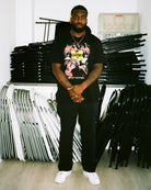 ART OF Barnes Rap Tee | Black Graphic Football T-shirt