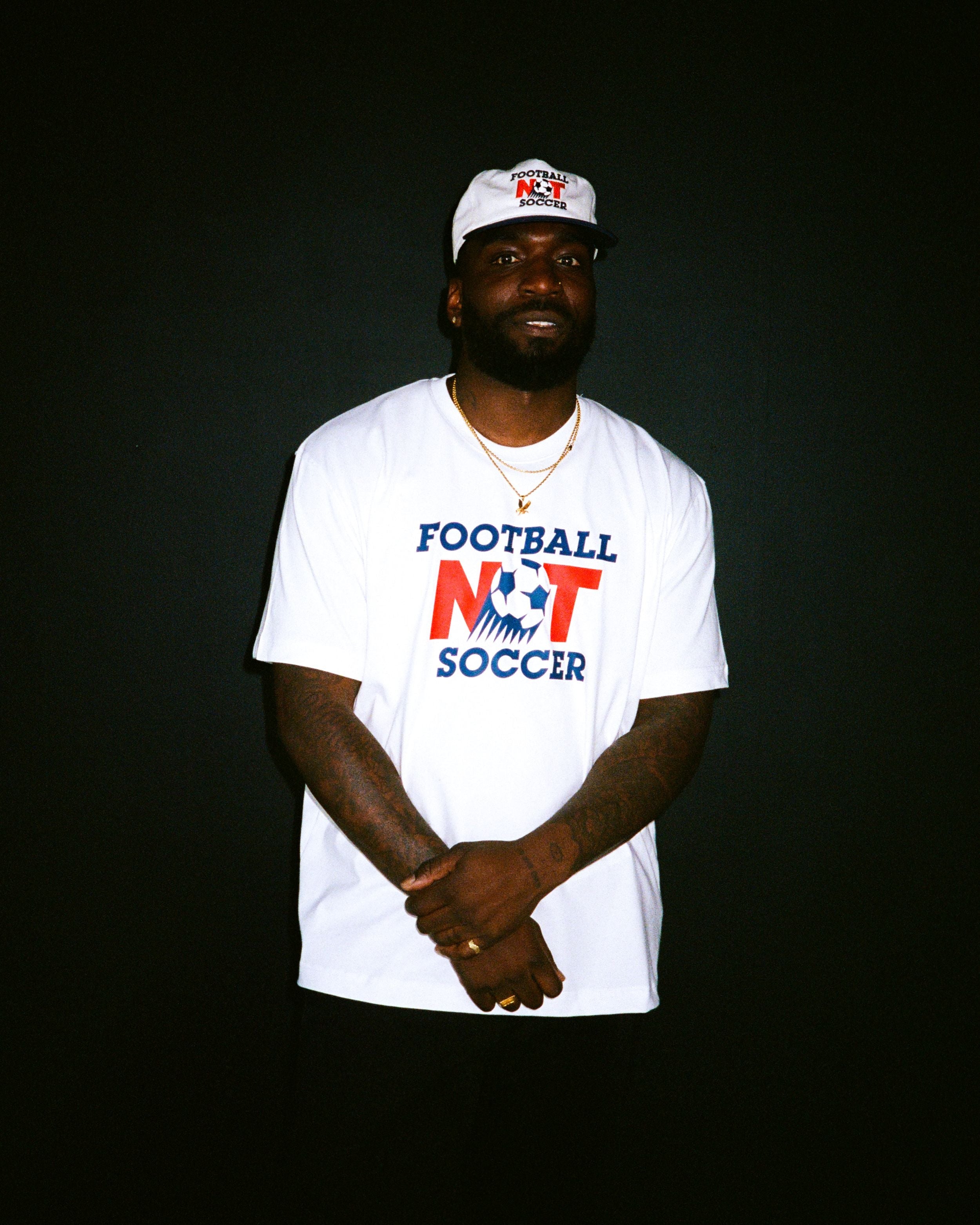 ART OF Football Not Soccer Tee | White Graphic Football T-shirt