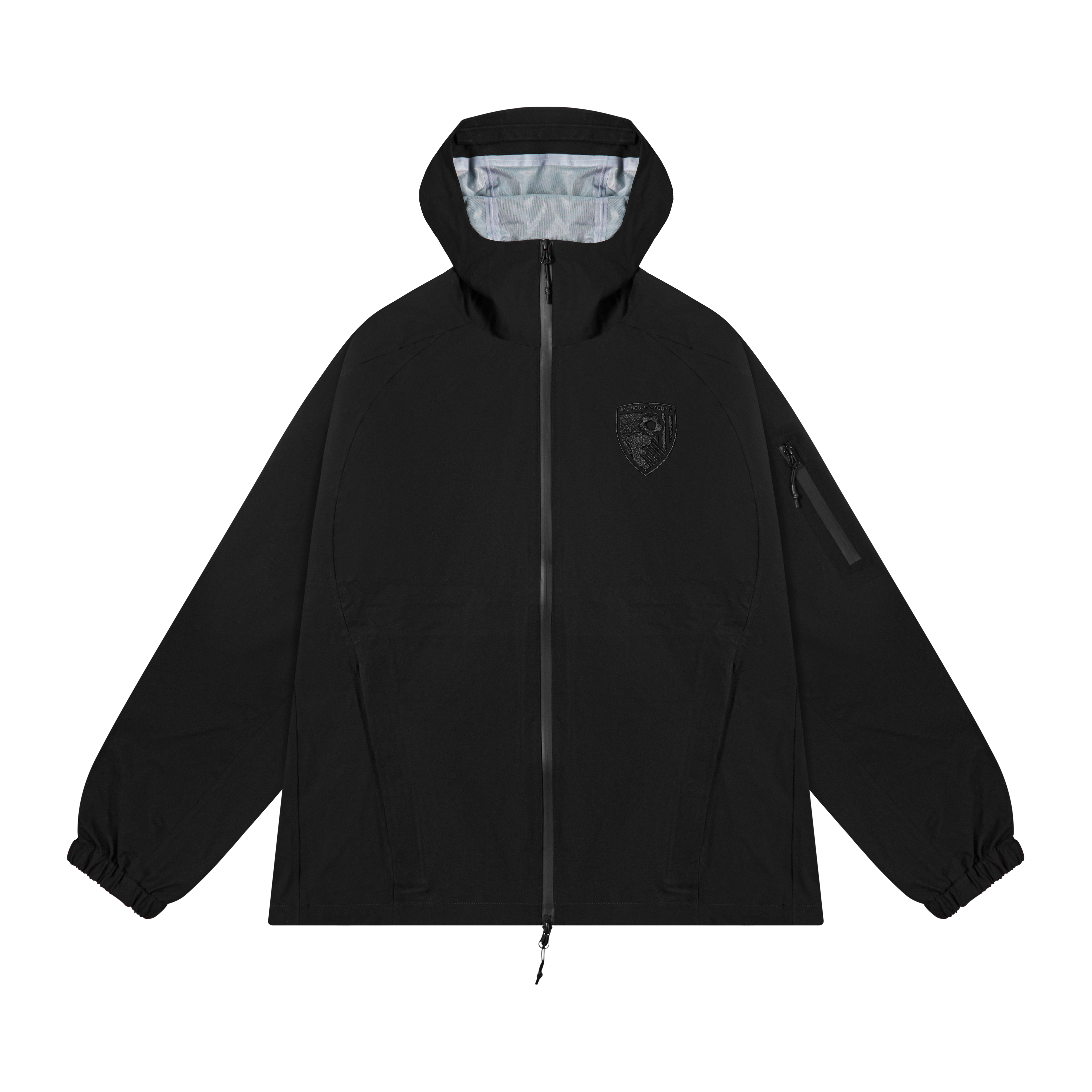 AOF AFC Bournemouth Shell Jacket | Black Coat | Art of Football