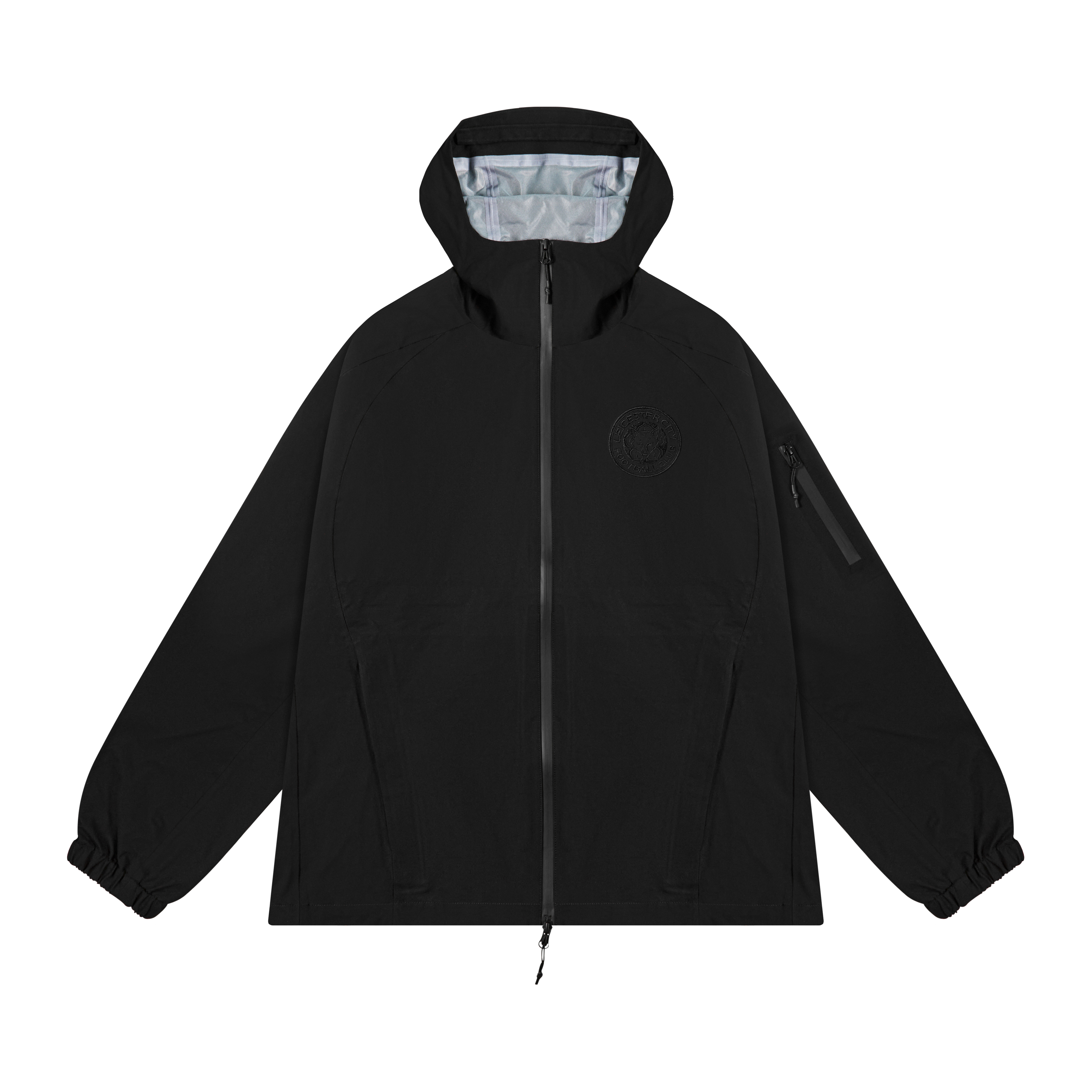 AOF Leicester City Shell Jacket | Black Coat | Art of Football