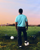 ART OF x Hibernian Embroidered Teal Tee | Hibs Football T-shirt