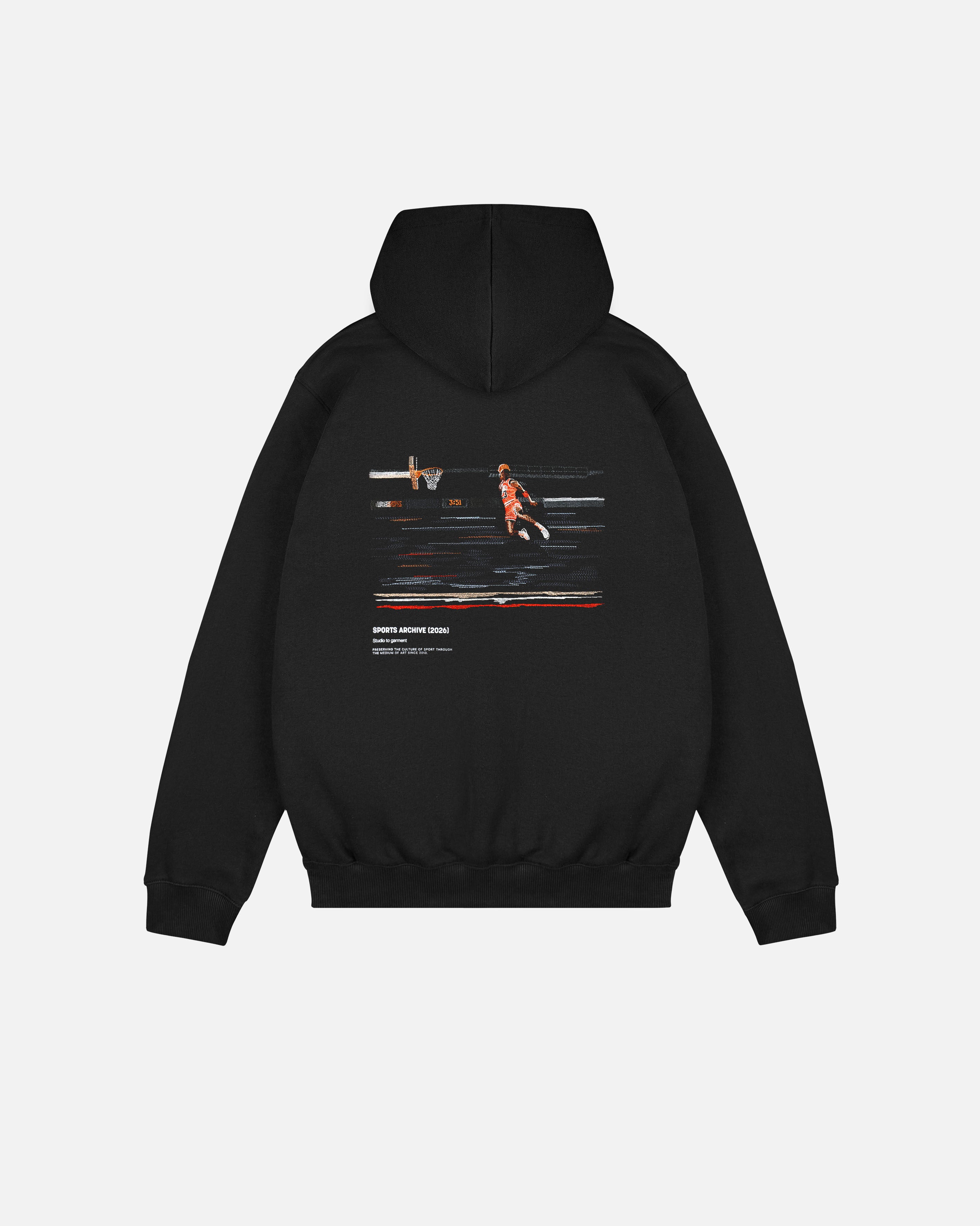 ART OF AFC Embroidered Icons Black Hoodie | Football Sweat