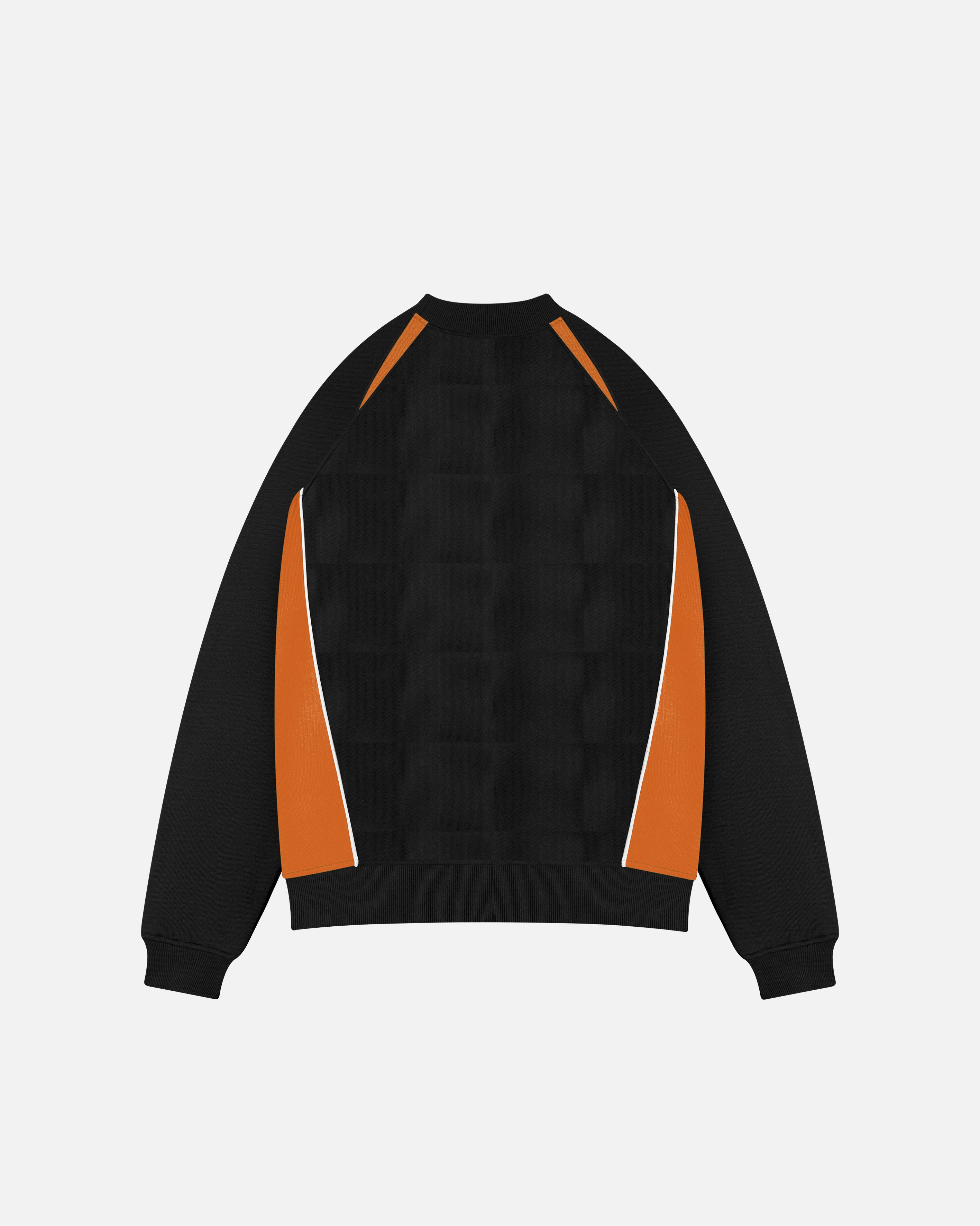 ART OF x Wolves Black & Orange Panelled Sweat | WWFC Football Merch ART OF x Wolves Black & Orange Panelled Sweat | WWFC Football Merch