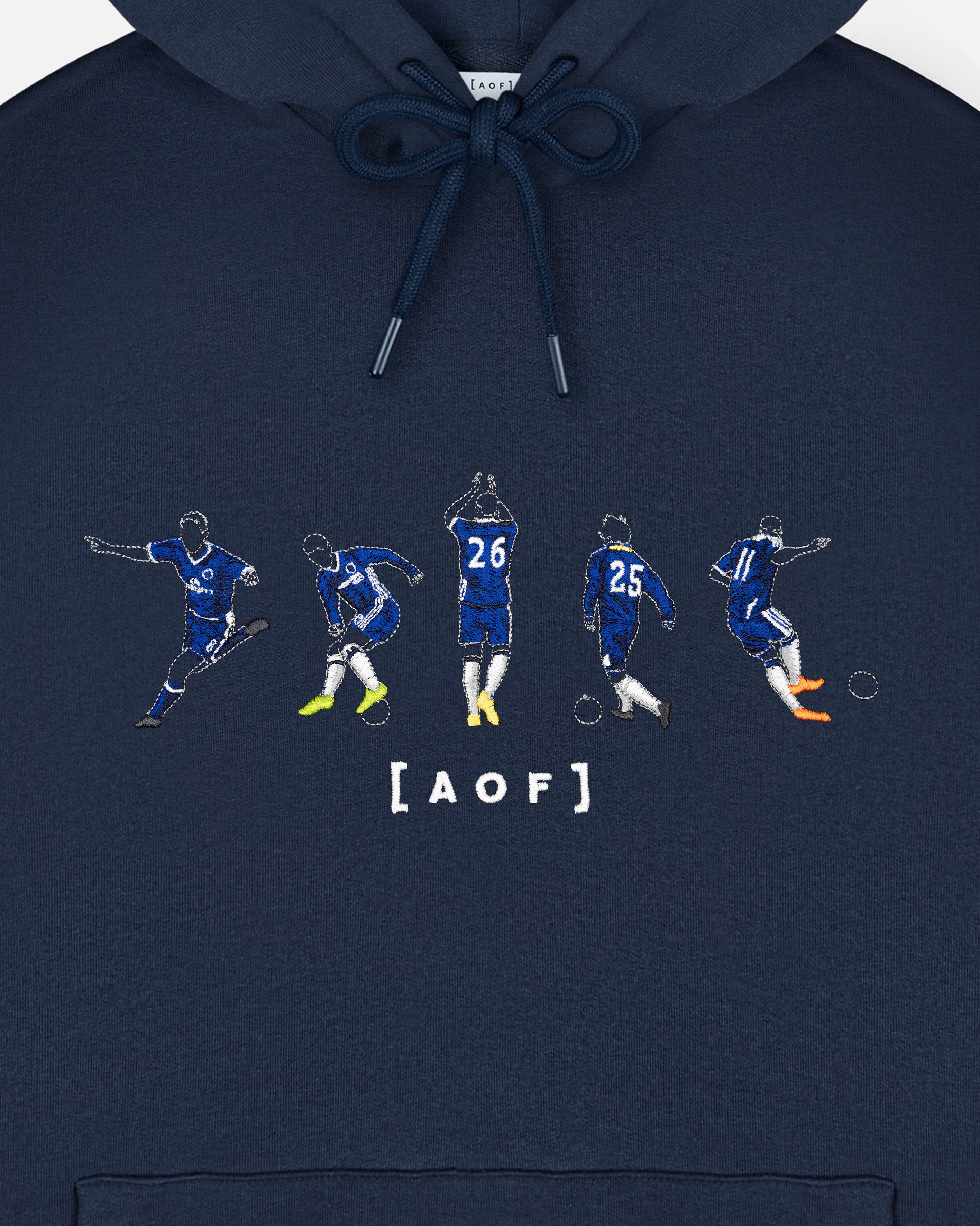 AOF CFC Pensioners Icons Hoodie | Navy Sweat | Art of Football