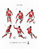 AOF Trademark CHO Tee Red | White Graphic T-shirt | Art of Football