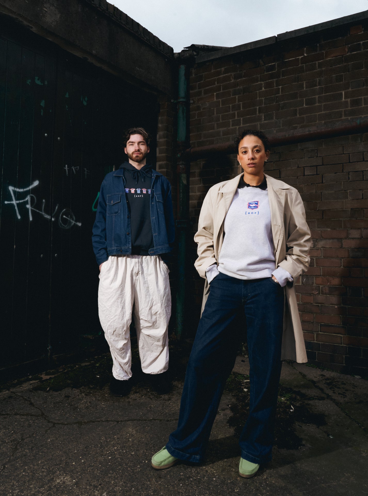 ART OF Football x Brighton Embroidered Classics Hoodie | AOF x BHAFC