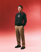 ART OF Football x Fulham Black Panelled Sweat | AOF x FFC