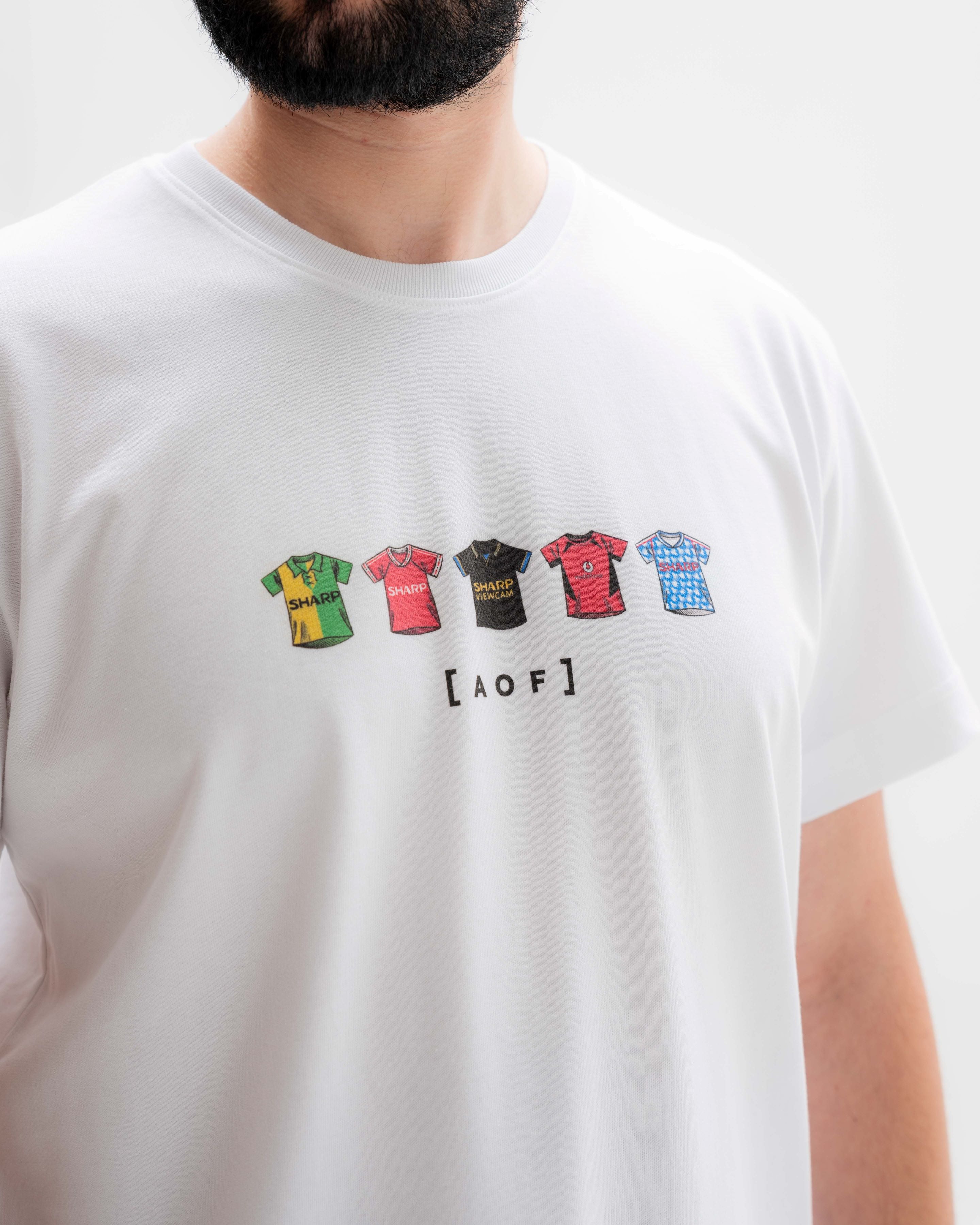 AOF United Printed Classics Tee | White T-shirt | Art of Football