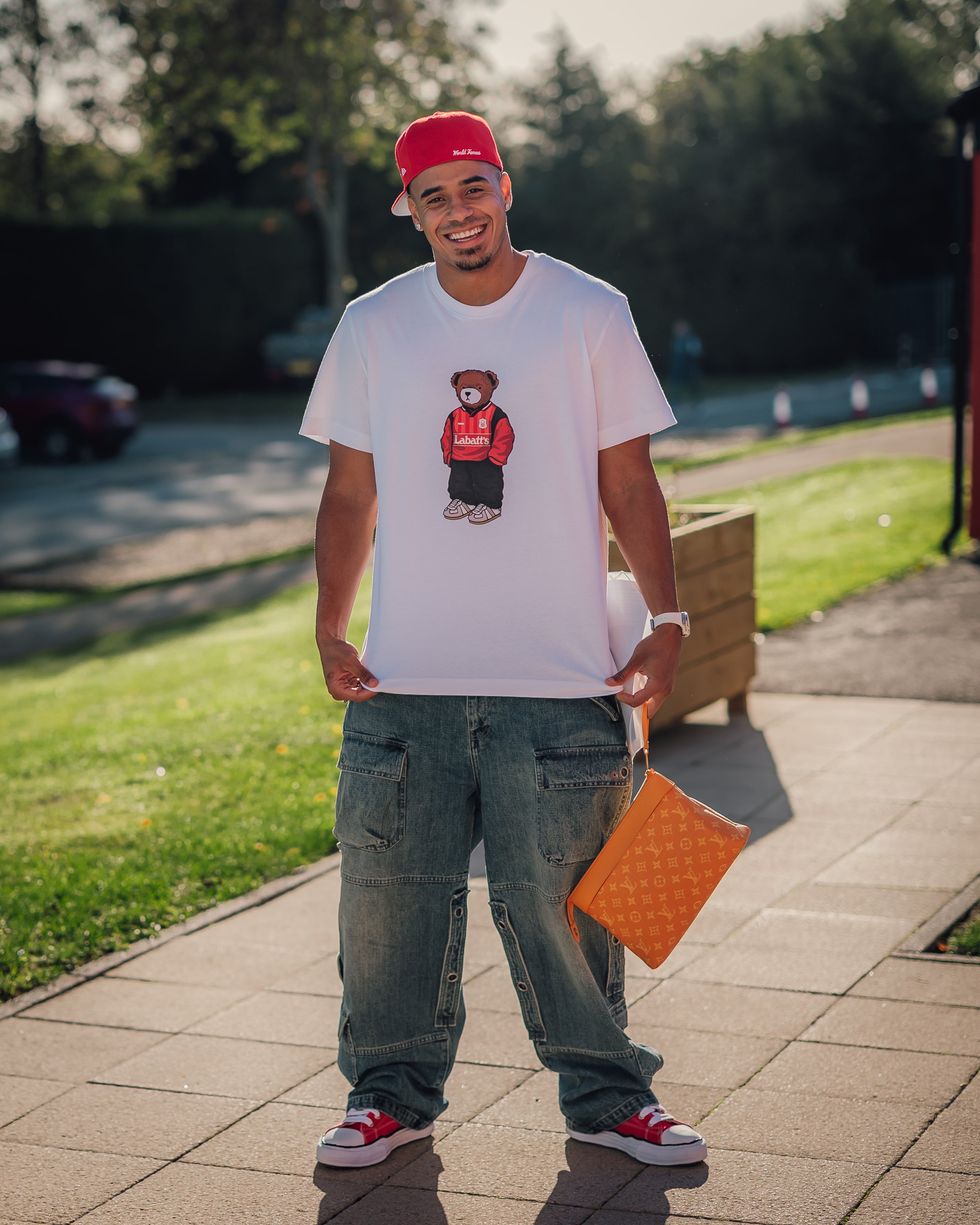 ART OF x Forest Home Pickles Tee | White Graphic Football T-shirt