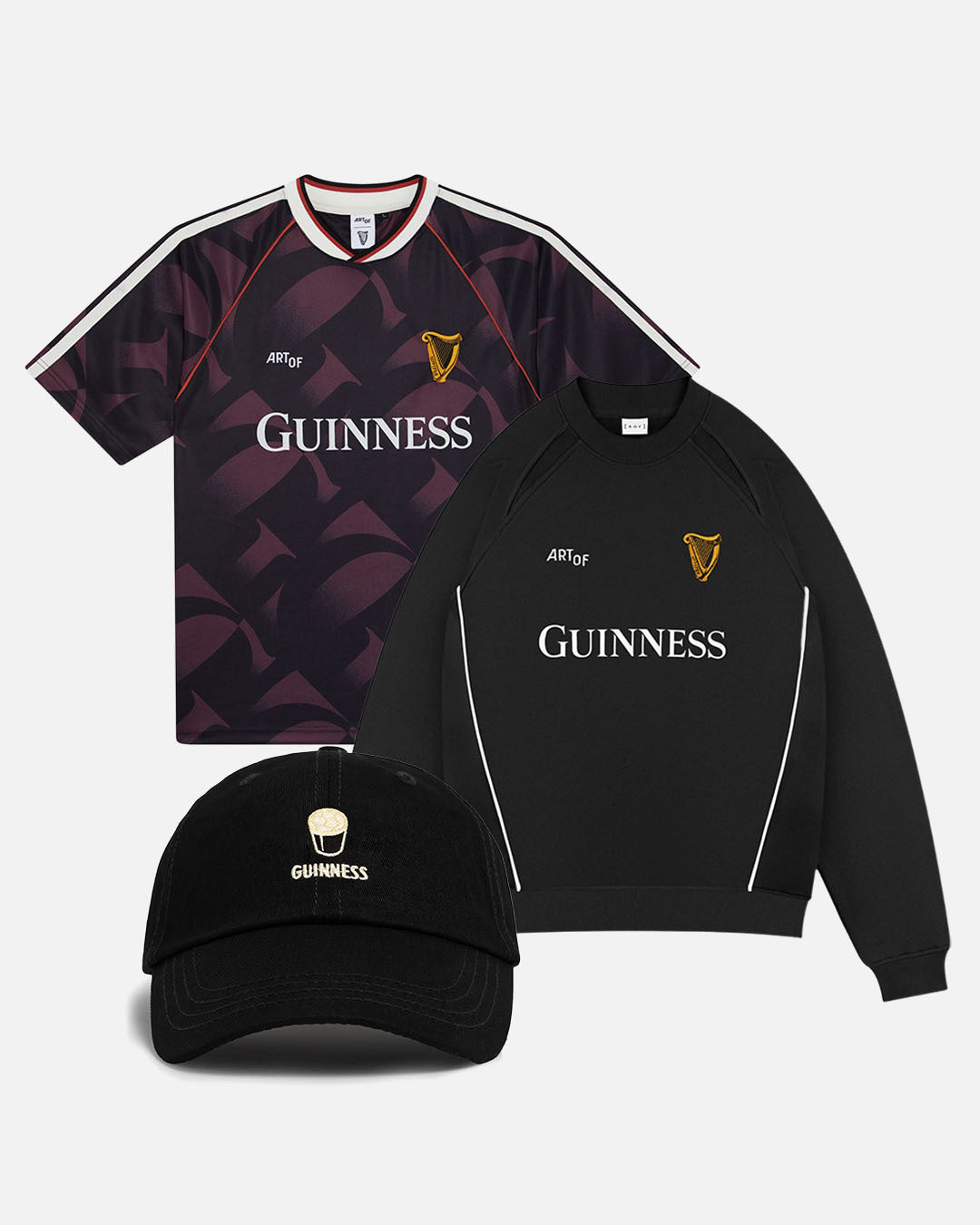 ART OF x Guinness Kit Two Bundle Deal | Football Shirt, Sweat & Cap