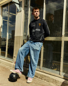 AOF X Guinness Panelled Sweater | Black Sweat | Art of Football