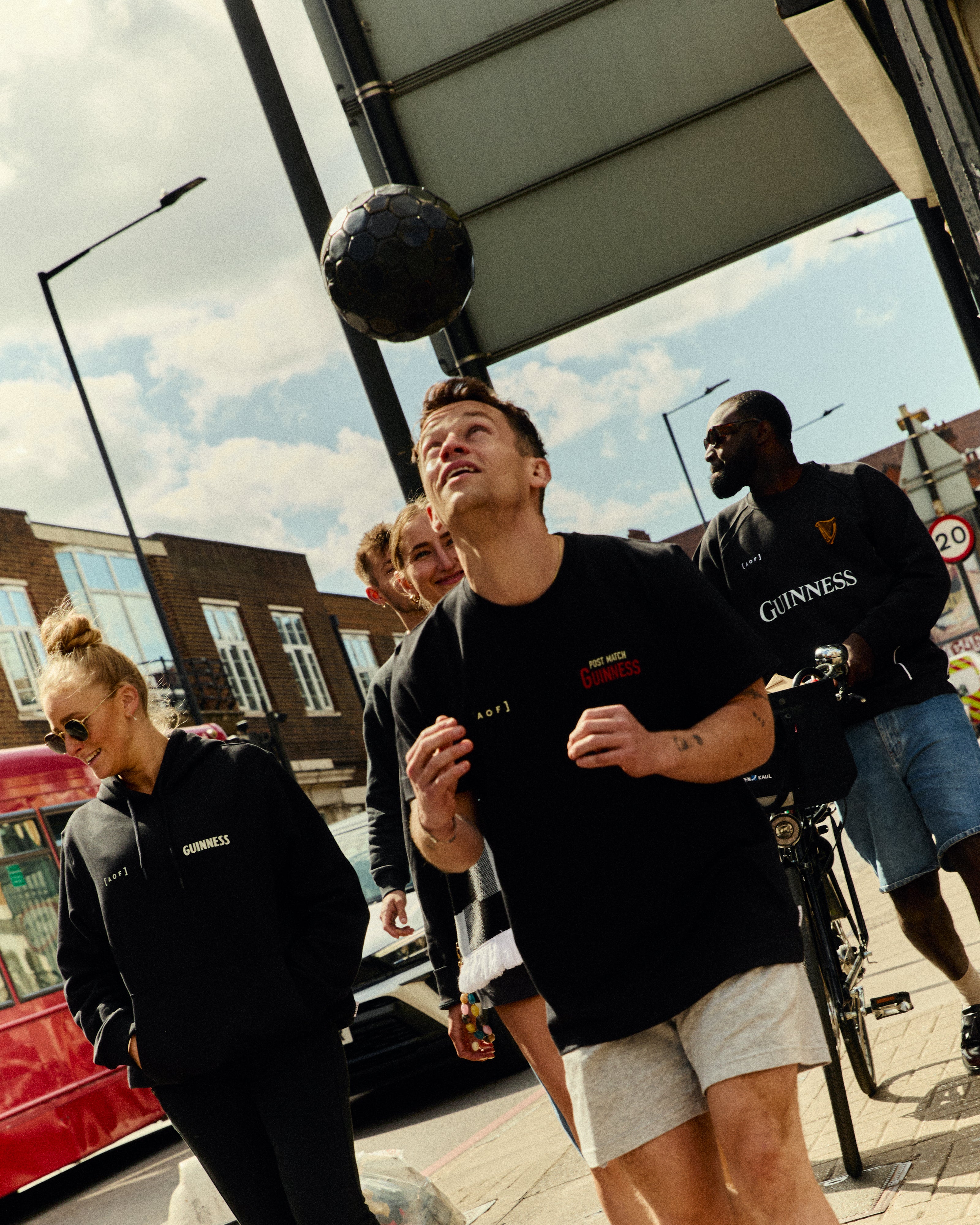 ART OF x Guinness Post Match Tee | Black Graphic Football T-shirt