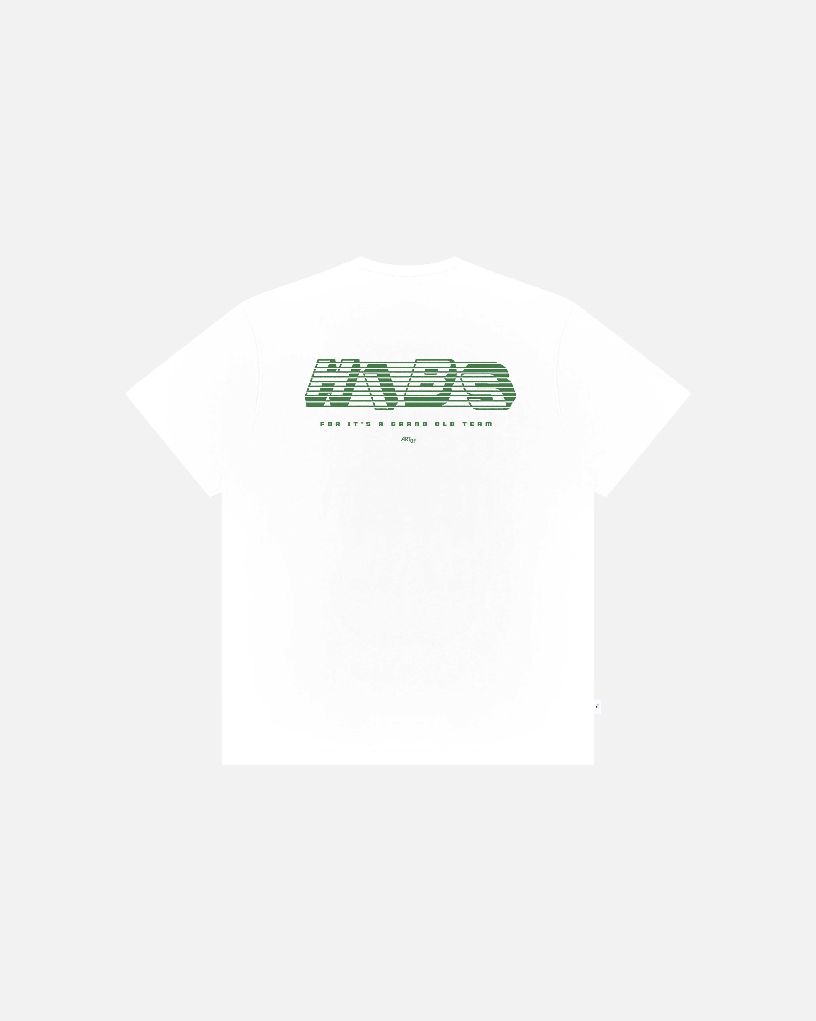 ART OF x Hibernian 00s Type Tee | Hibs White Graphic Football T-shirt