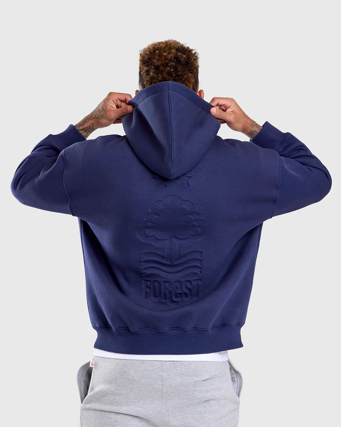 ART OF x Forest Zip Through Hoodie | NFFC Debossed Football Sweat