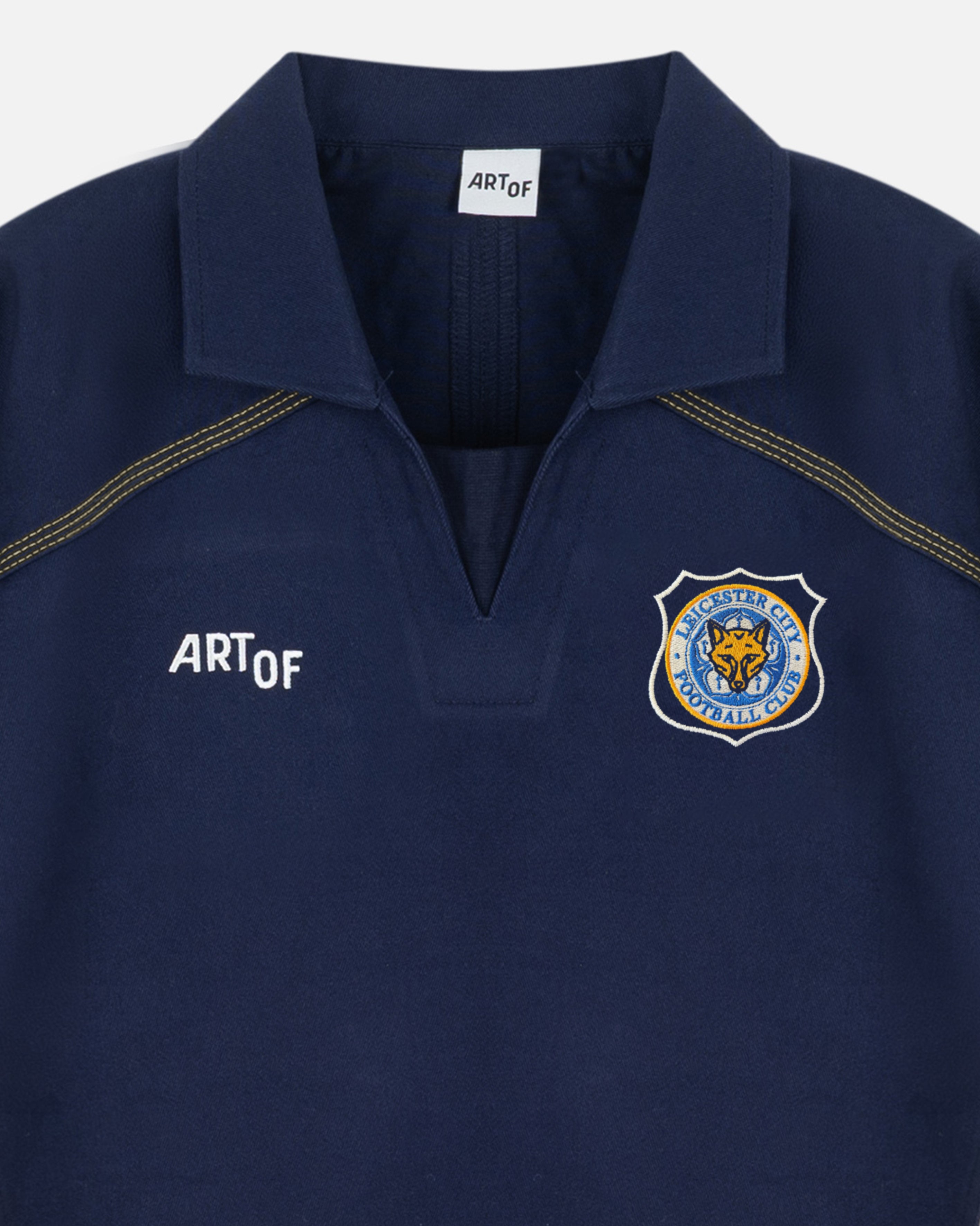 ART OF x Leicester Drill Top | Long Sleeved Embroidered Football Merch