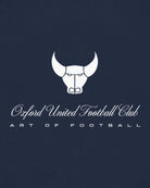 ART OF x Oxford Heritage Hoodie | Navy Printed Football Sweat